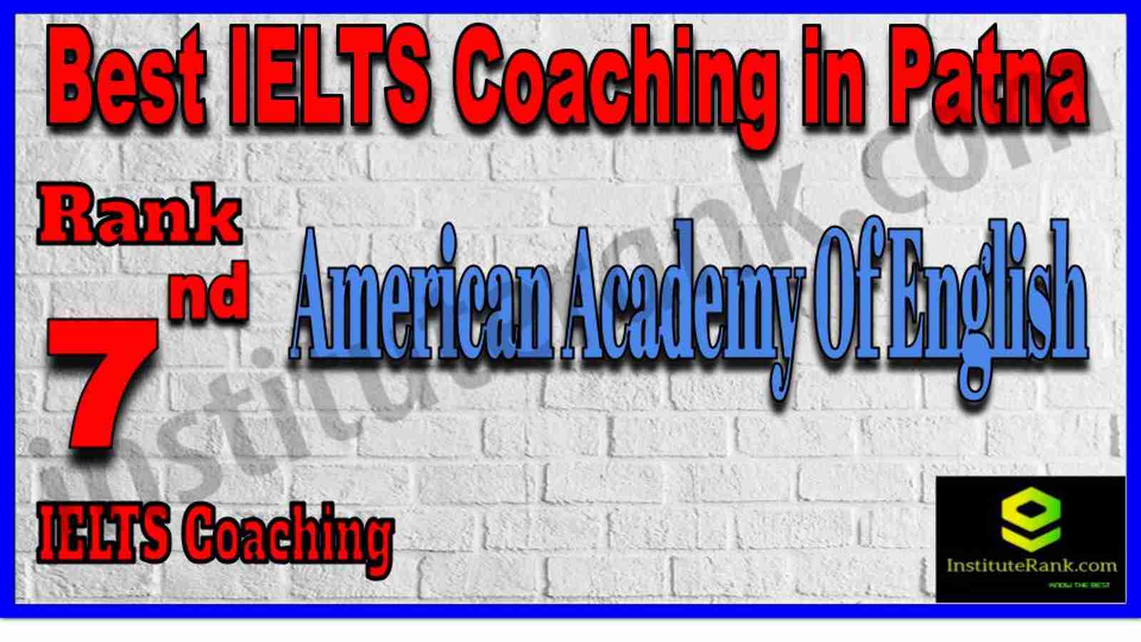 Rank 7. Best IELTS Coaching in Patna