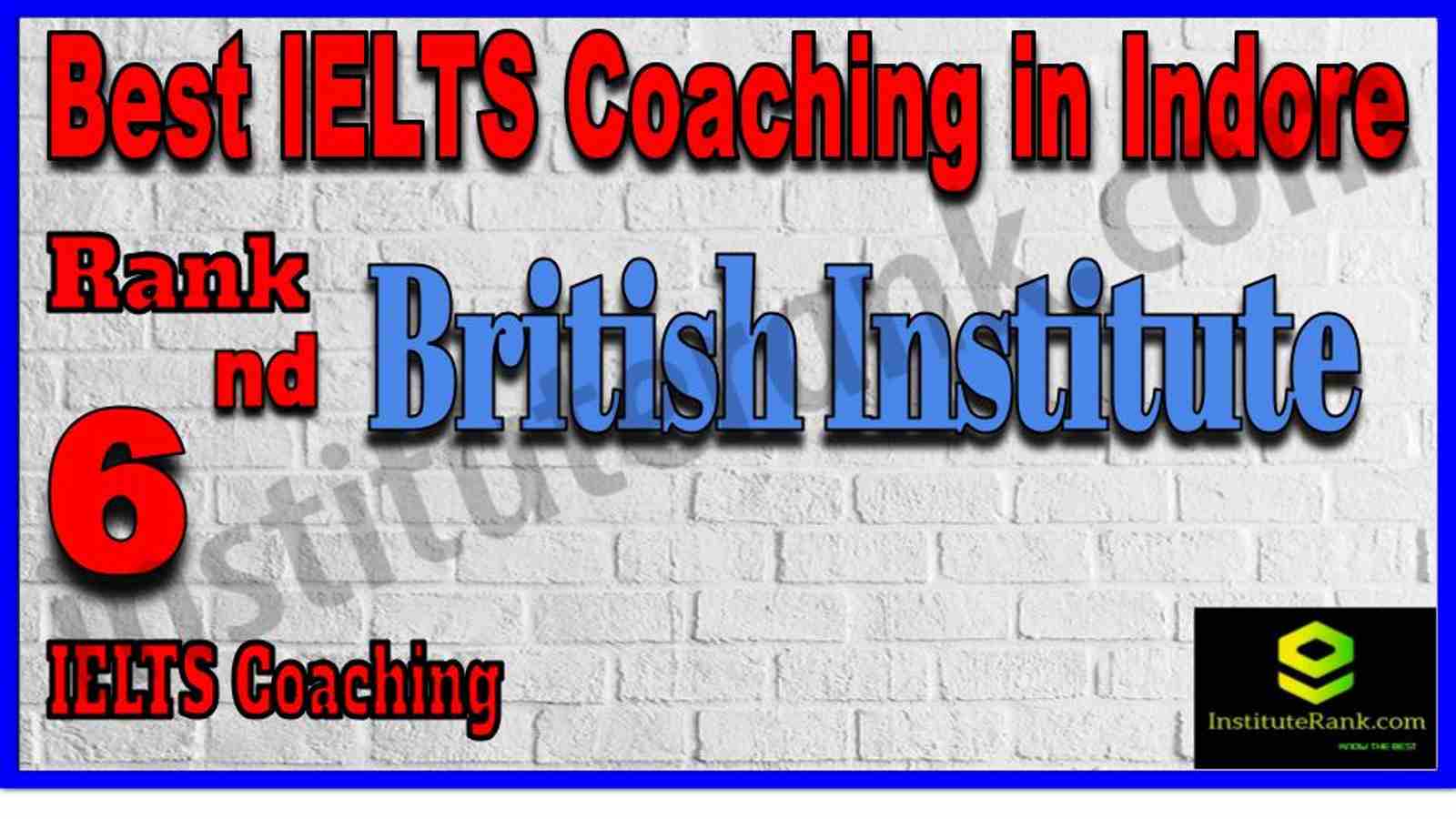 Rank 6. Best IELTS Coaching in Indore