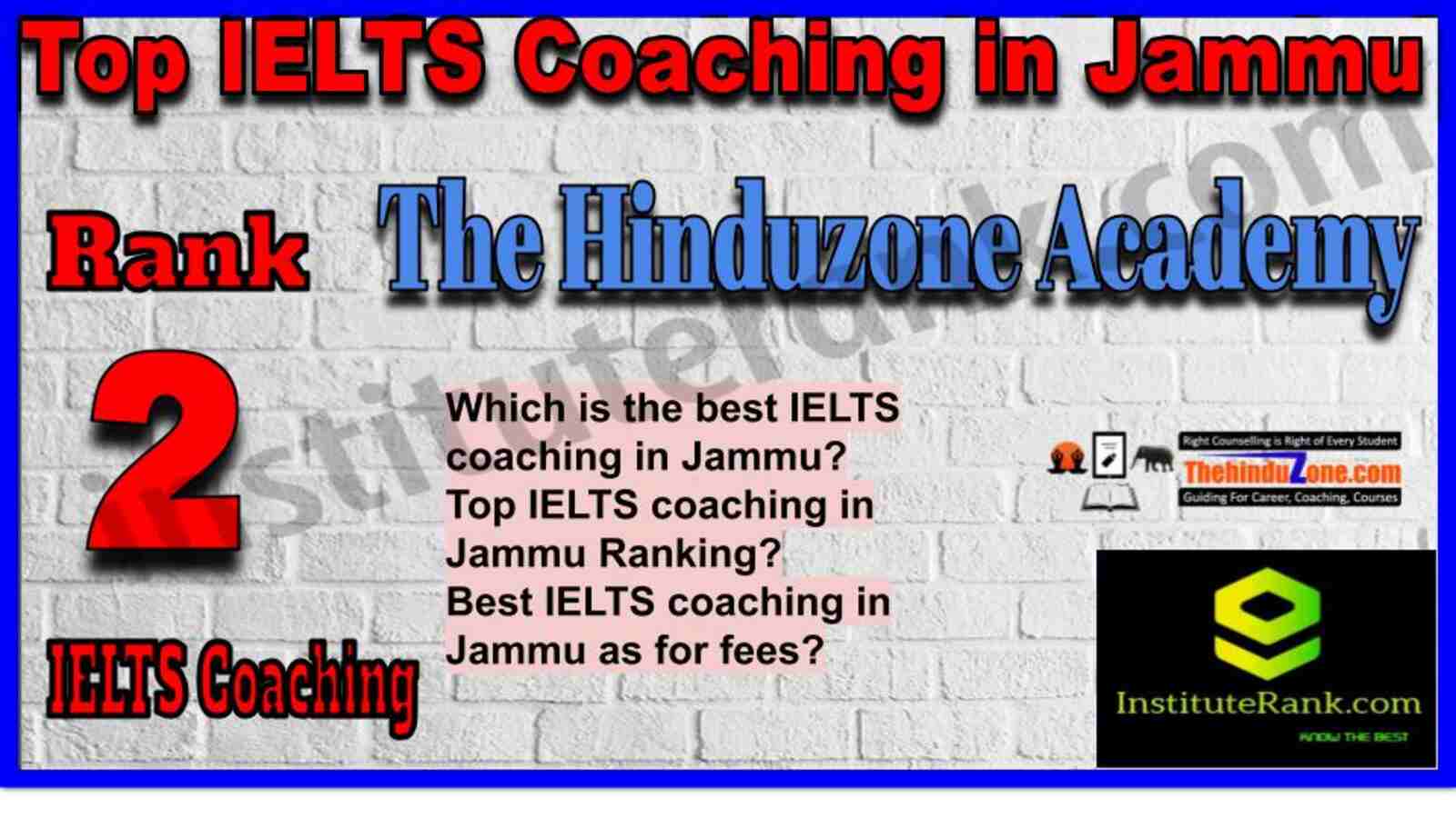 Rank 2. The Hinduzone Academy | Best Guidance Platform In Jammu