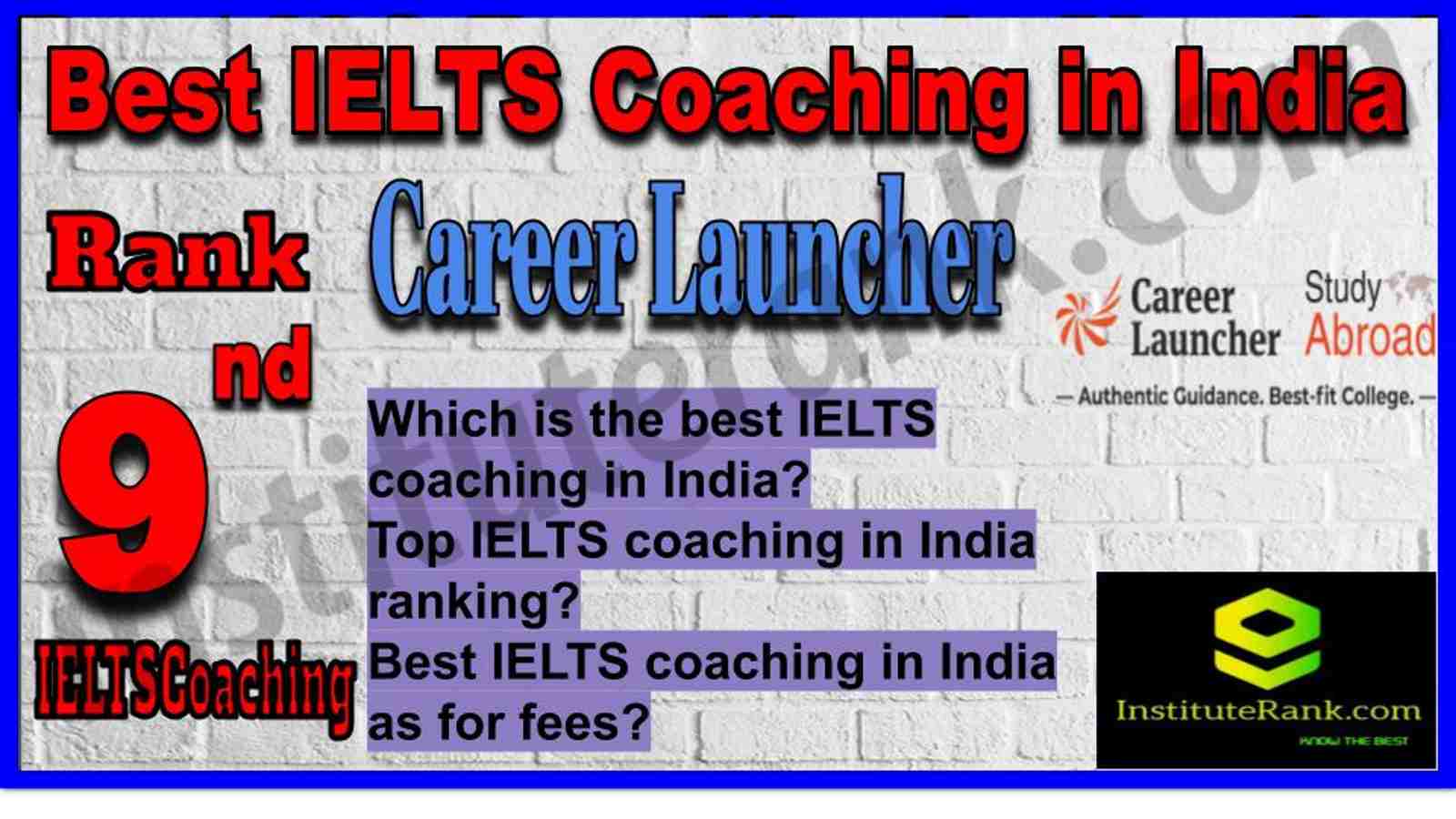 Rank 9. Best IELTS Coaching in India