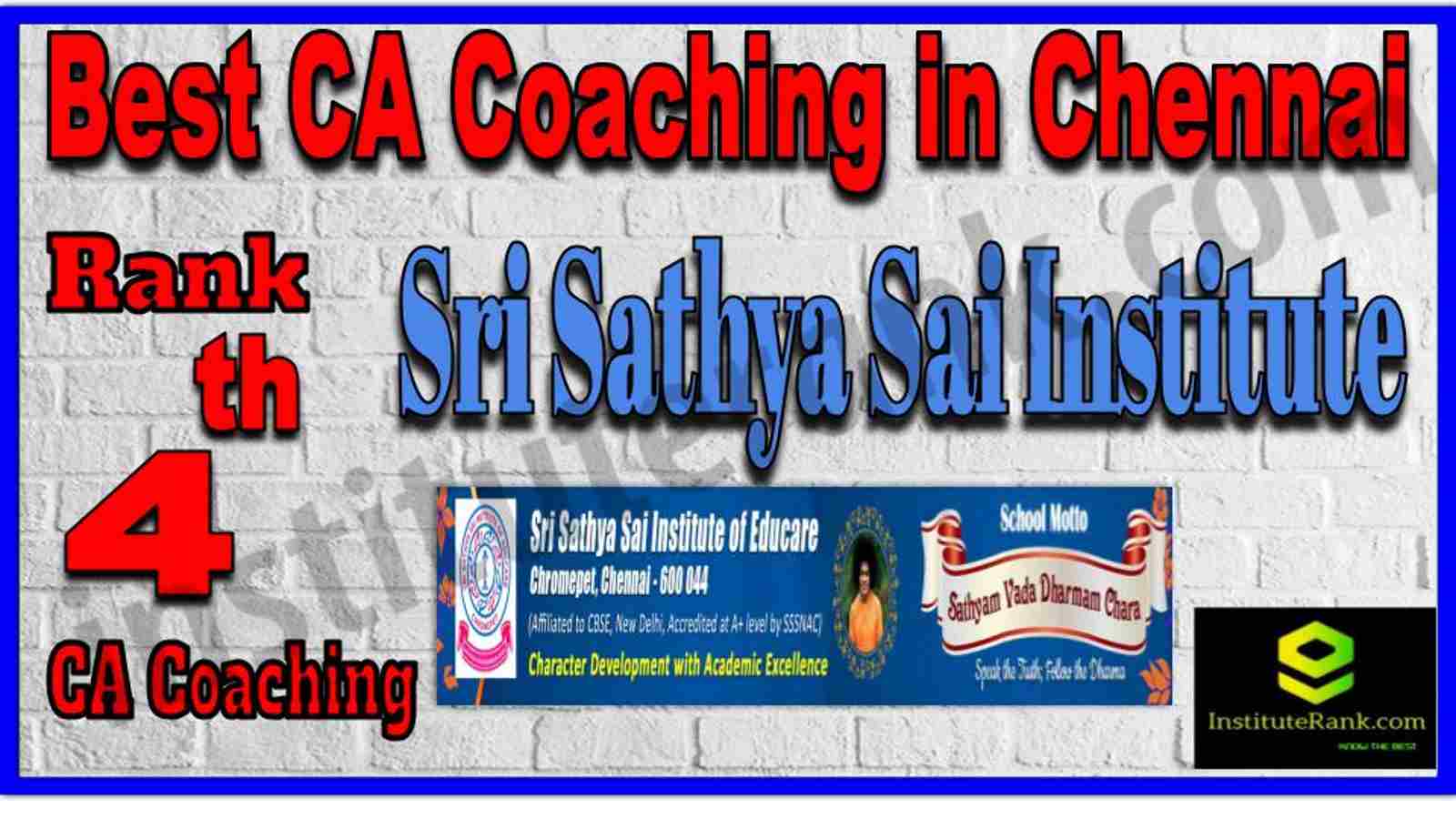 Rank 4. Best CA Coaching in Chennai Rank 4. Best CA Coaching in Chennai