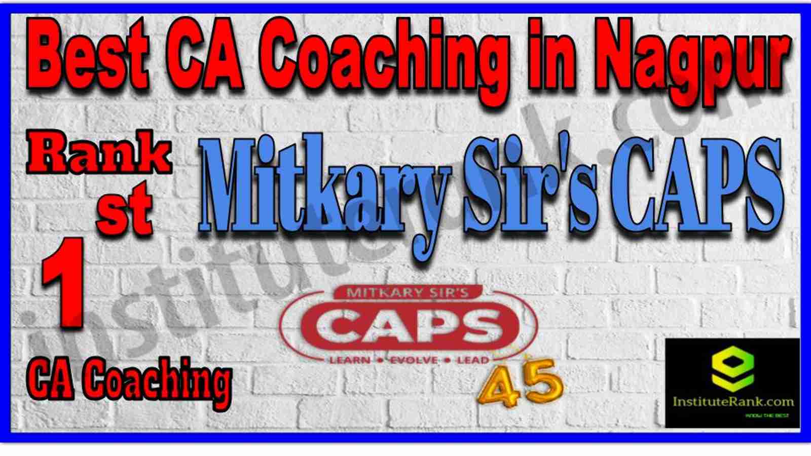 Rank 1. Best CA Coaching in Nagpur Rank 1. Best CA Coaching in Nagpur