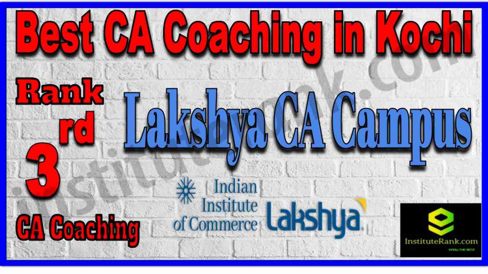 Rank 3. Best CA Coaching in Kochi Rank 3. Best CA Coaching in Kochi