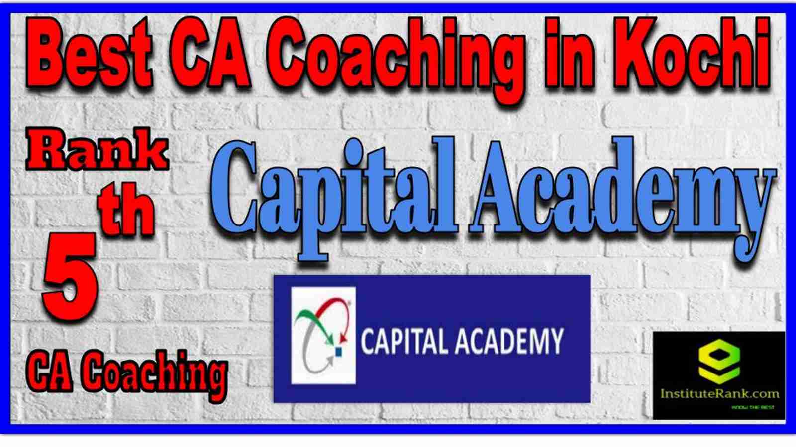 Rank 5. Best CA Coaching in Kochi Rank 5. Best CA Coaching in Kochi
