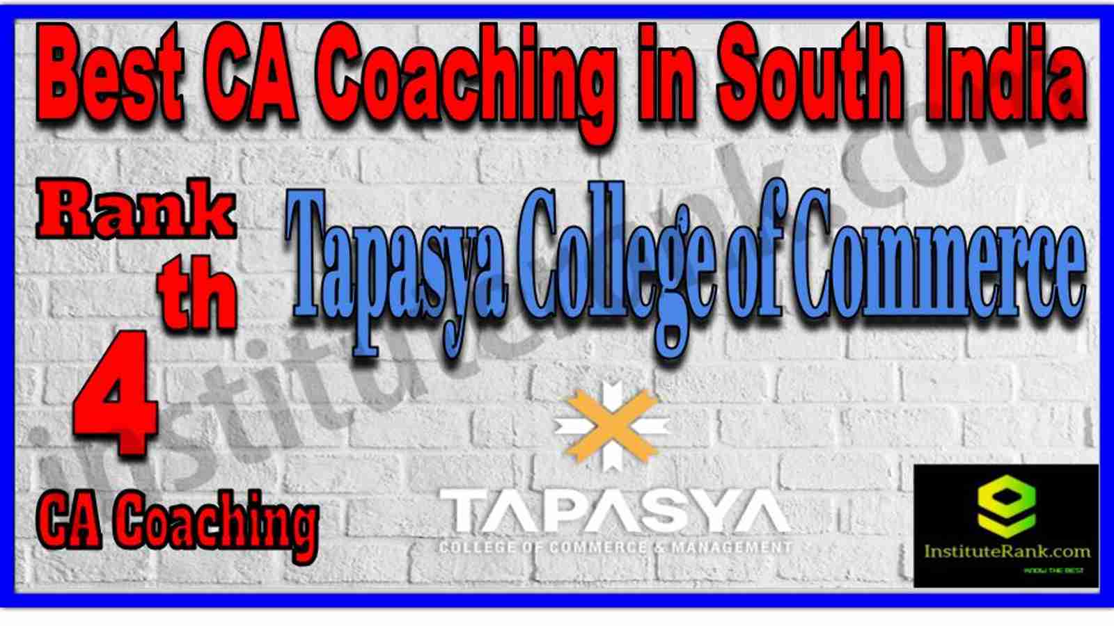 Rank 4. Best CA Coaching in South India Rank 4. Best CA Coaching in South India
