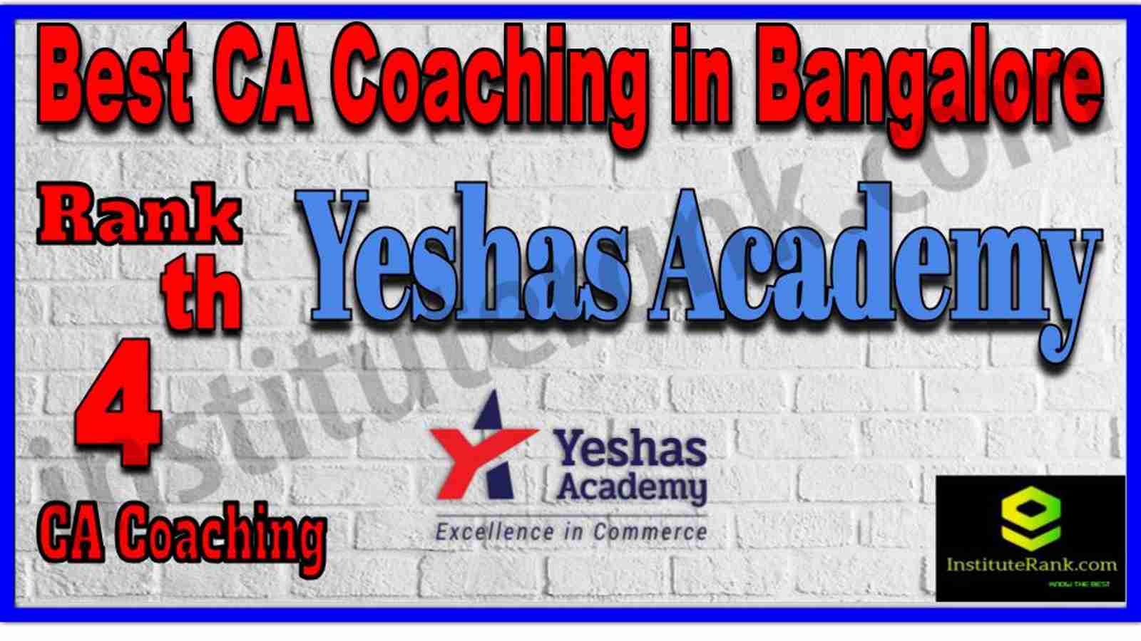 Rank 4. Best CA Coaching in Bangalore Rank 4. Best CA Coaching in Bangalore