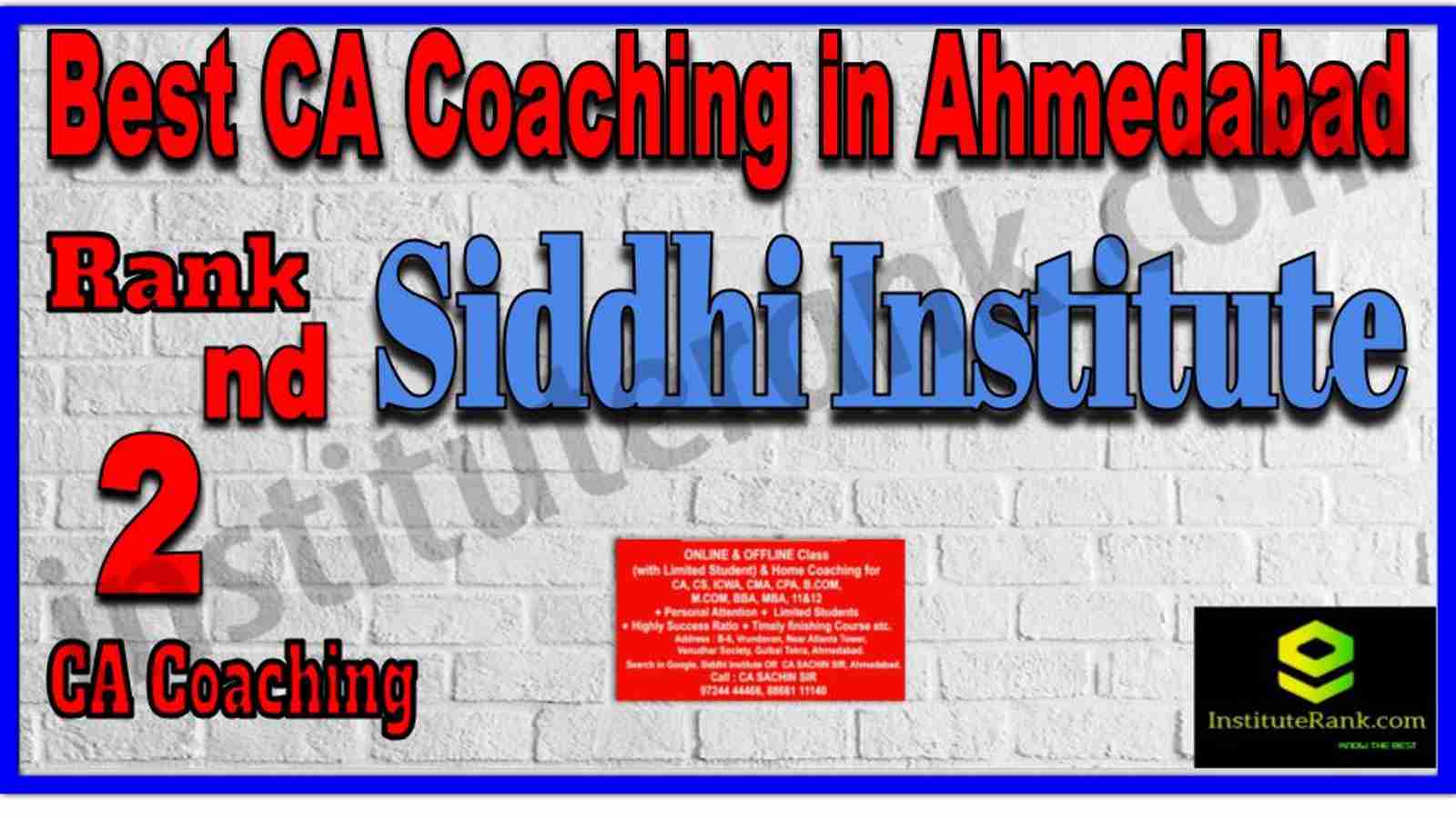 Rank 2. Best CA Coaching in Ahmedabad Rank 2. Best CA Coaching in Ahmedabad