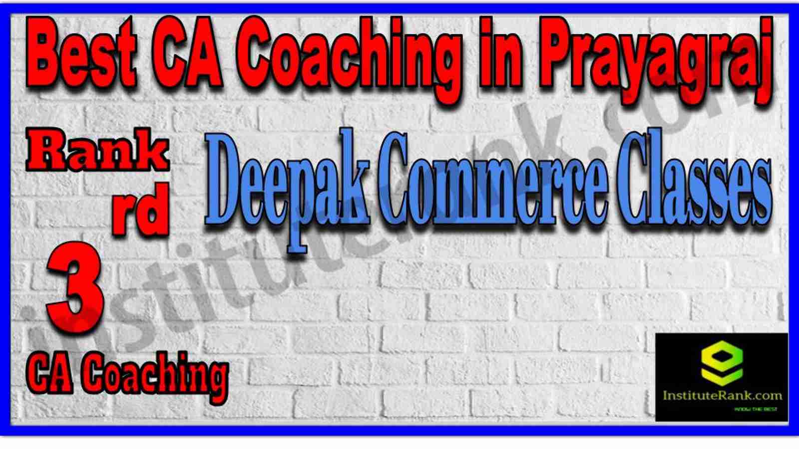 Rank 3. Best CA Coaching in Prayagraj Rank 3. Best CA Coaching in Prayagraj