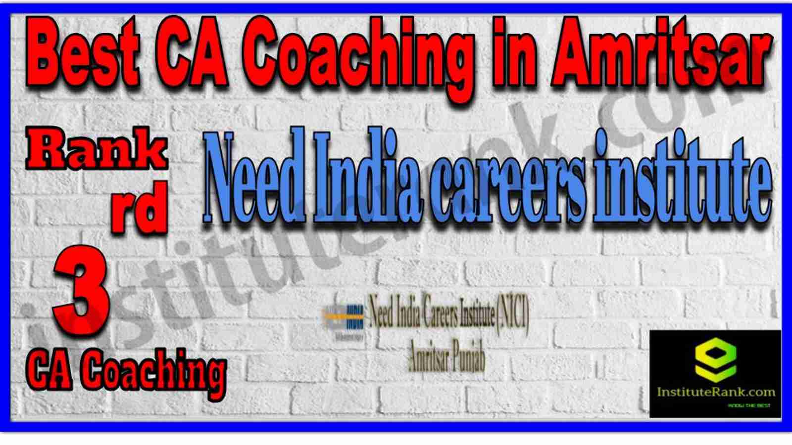 Rank 3. Best CA Coaching in Amritsar Rank 3. Best CA Coaching in Amritsar