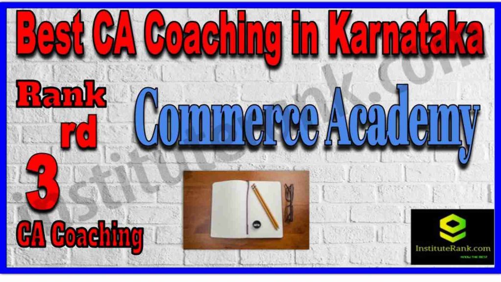 Rank 3. Best CA Coaching in Karnataka