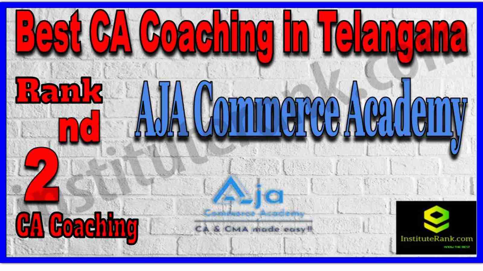 Rank 2. Best CA Coaching in Telangana Rank 2. Best CA Coaching in Telangana