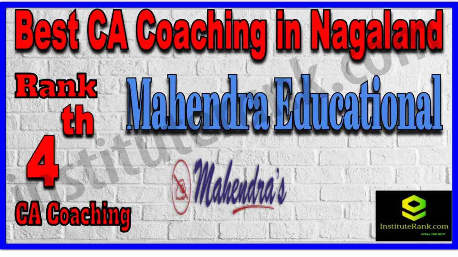 Rank 4. Best CA Coaching in Nagaland Rank 4. Best CA Coaching in Nagaland