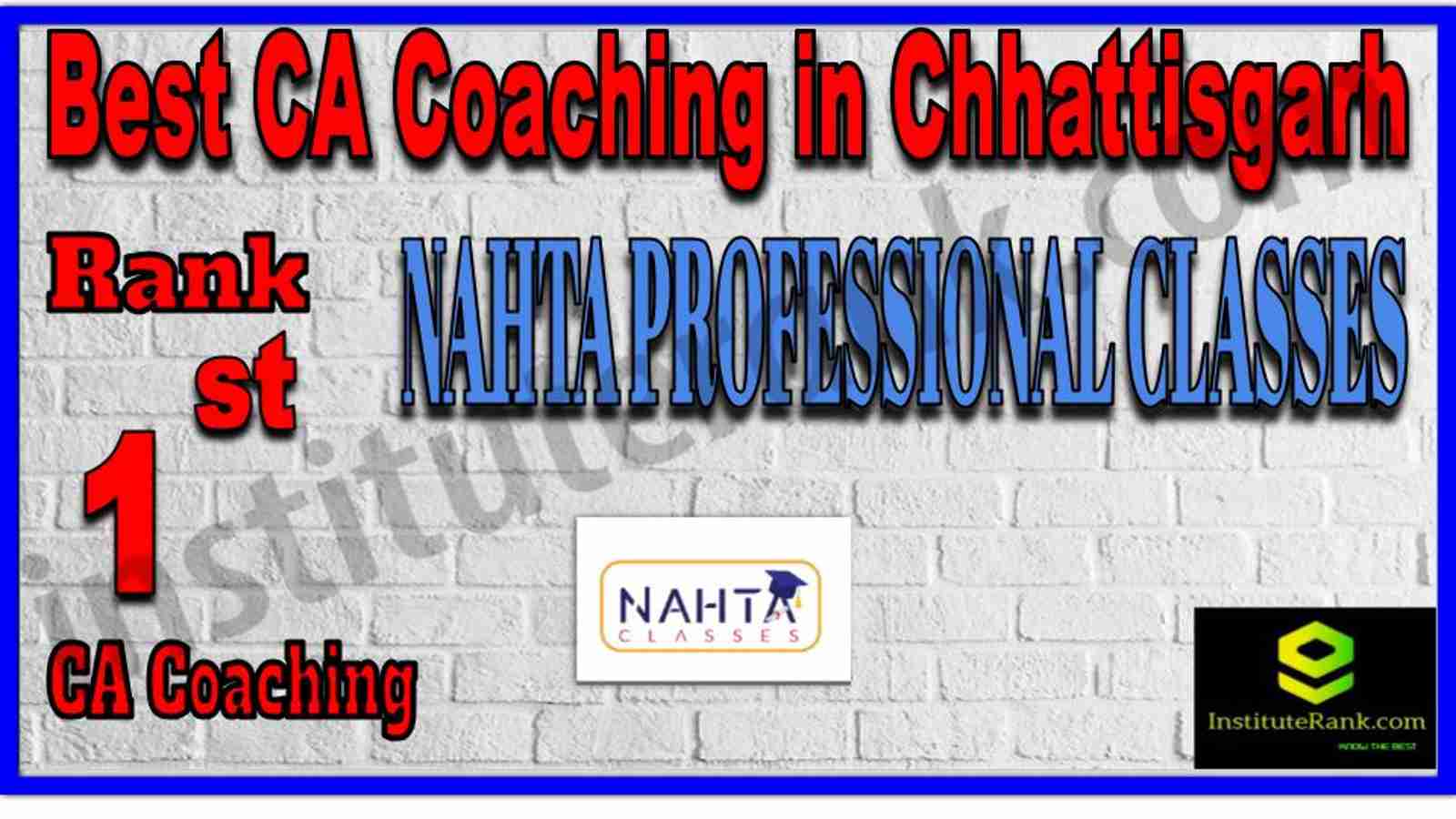 Rank 1. Best CA Coaching in Chhattisgarh Rank 1. Best CA Coaching in Chhattisgarh