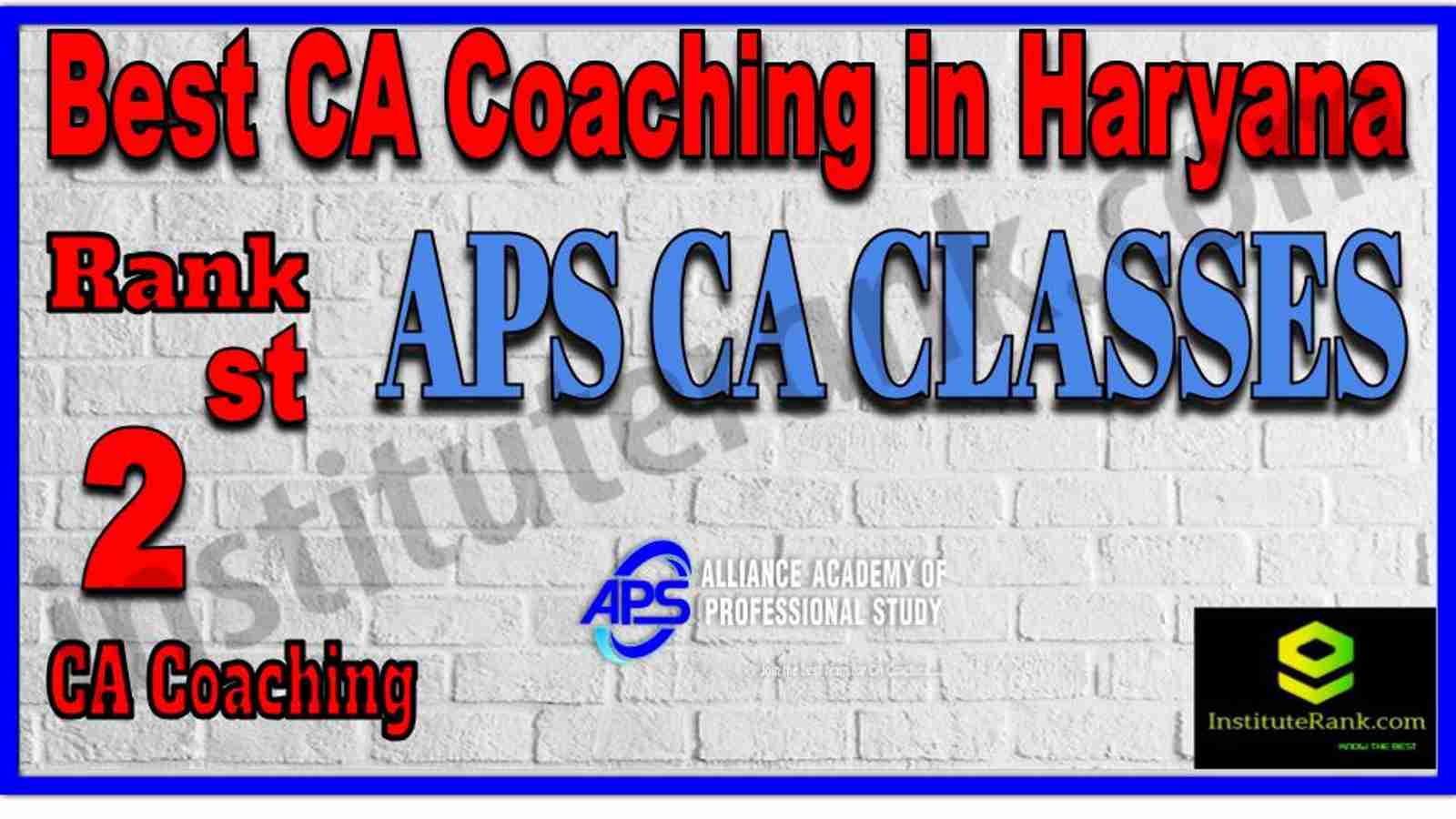 Rank 2. Best CA Coaching in Haryana Rank 2. Best CA Coaching in Haryana