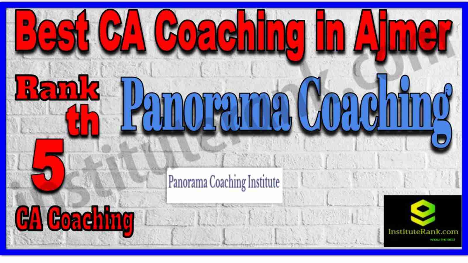 Rank 5. Best CA Coaching in Ajmer Rank 5. Best CA Coaching in Ajmer