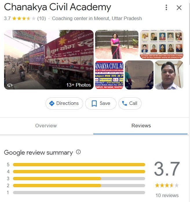 chanakya civil academy meerut ratings chanakya civil academy meerut ratings