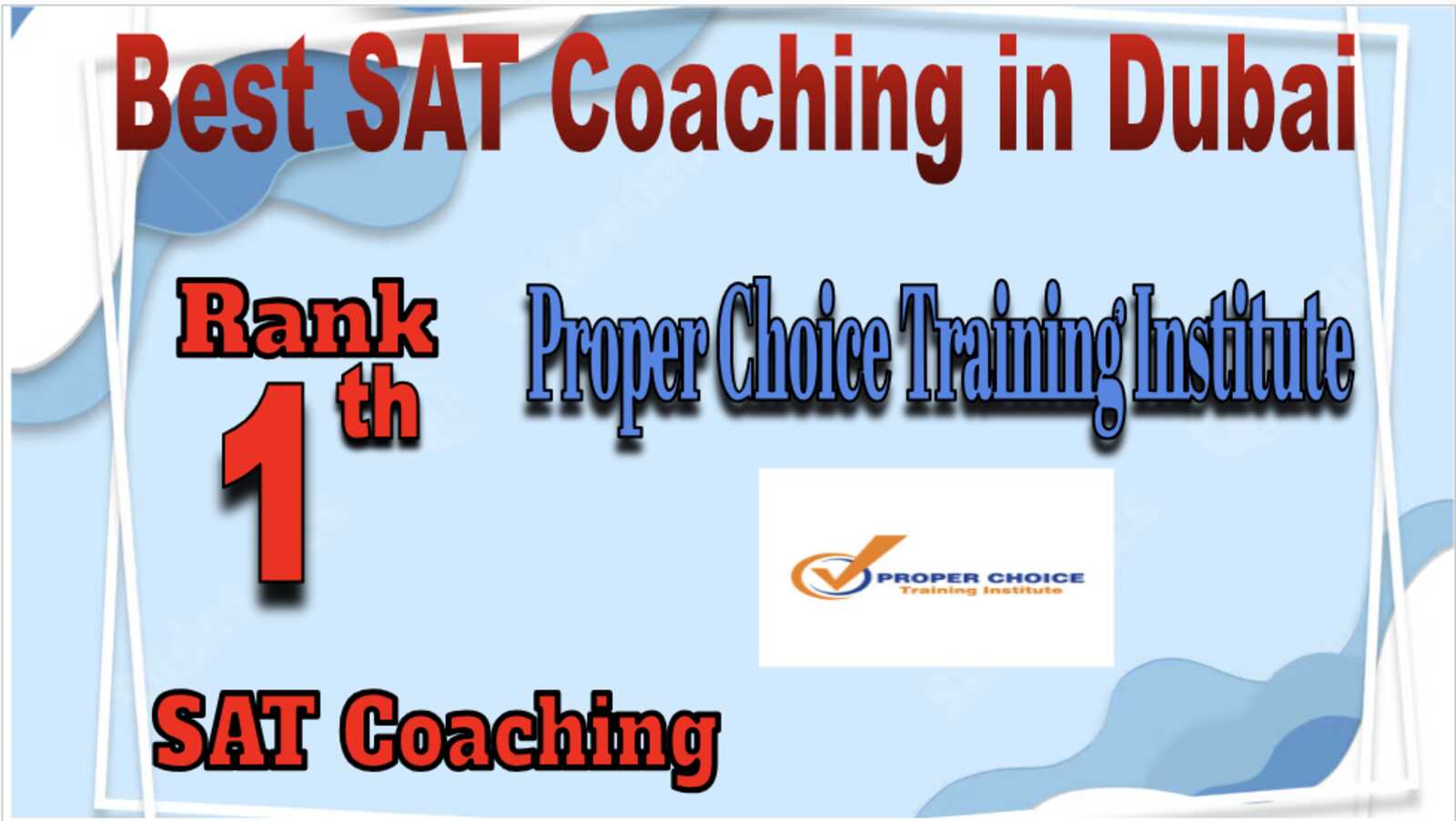1 Best SAT Coaching in Dubai