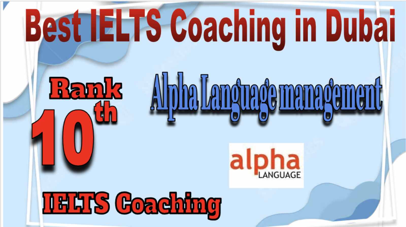 10 best IELTS Coaching in Dubai