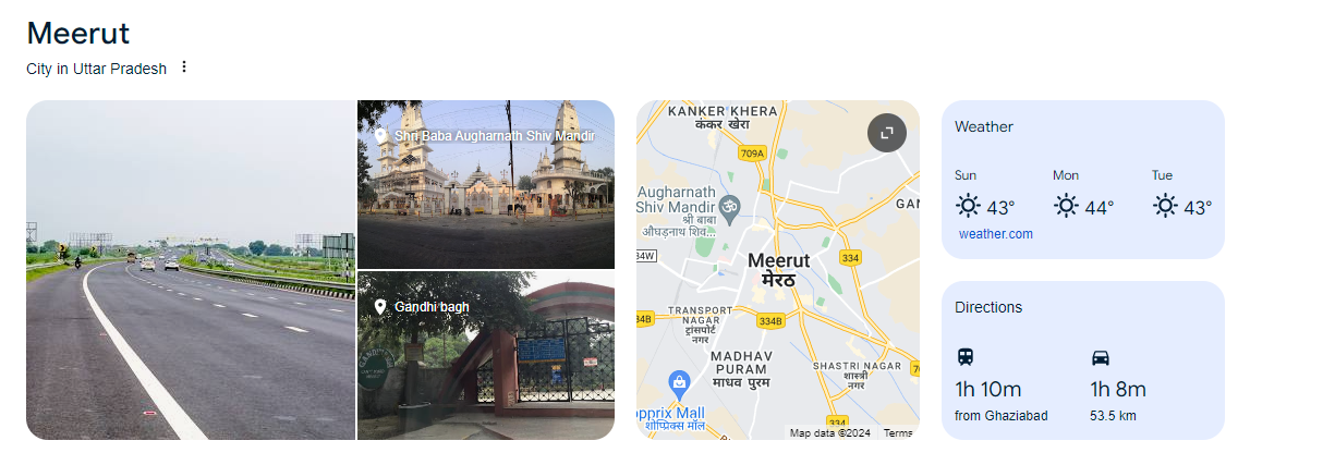 Meerut city uttar pradesh