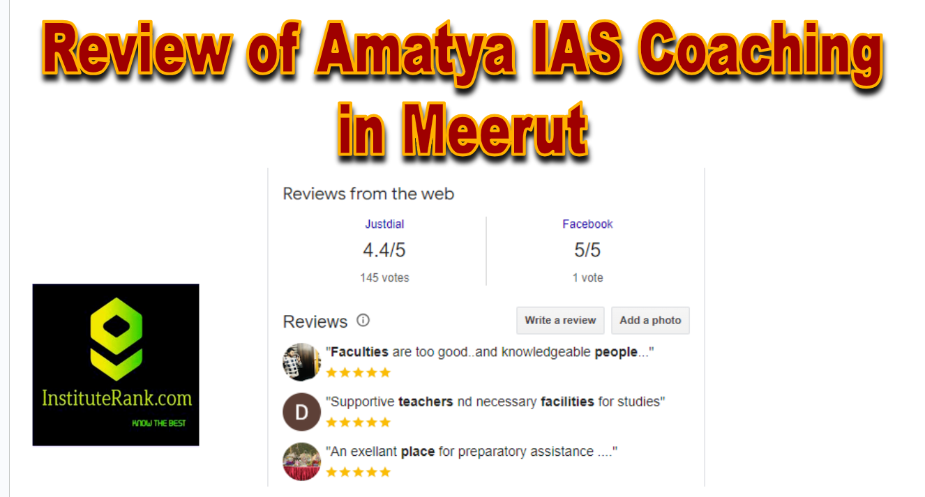 Review of Amatya IAS Coaching in Meerut Review of Amatya IAS Coaching in Meerut