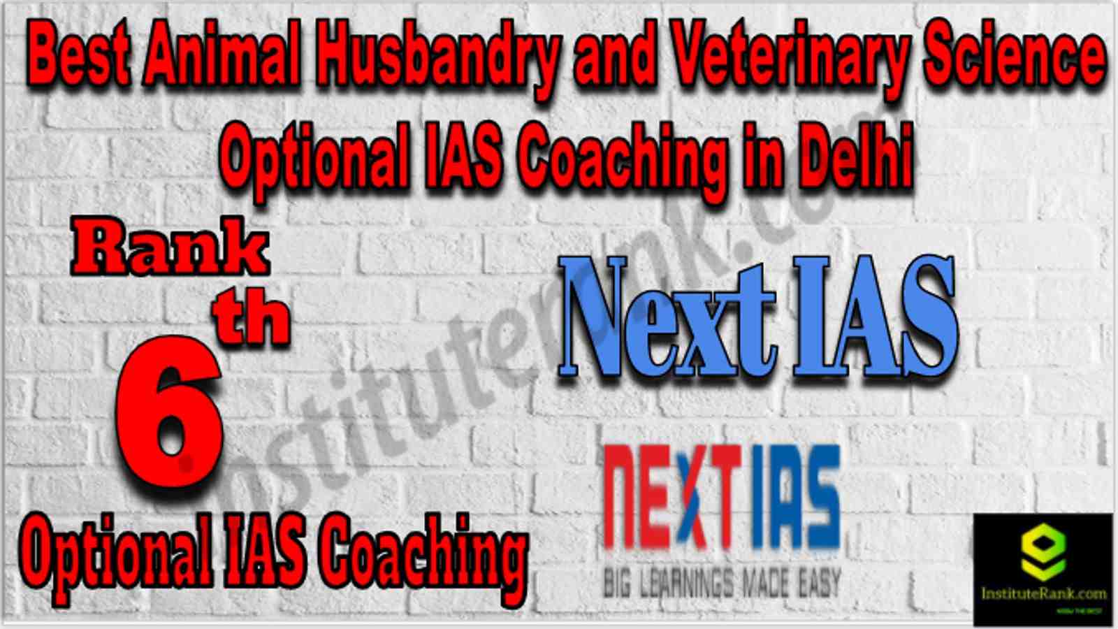 Best Animal Husbandry and Veterinary Science Optional IAS Coaching in Delhi