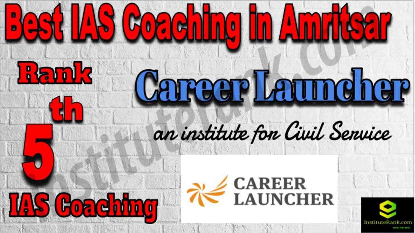 5th Rank Best IAS Coaching in Amritsar