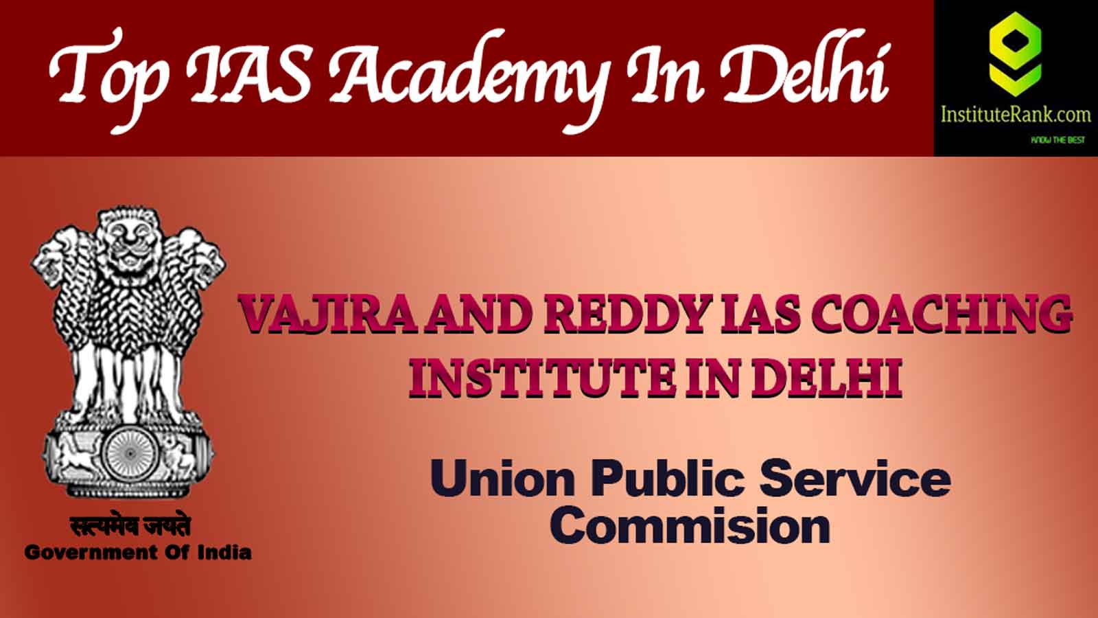 Vajirao and Reddy IAS Coaching in Delhi