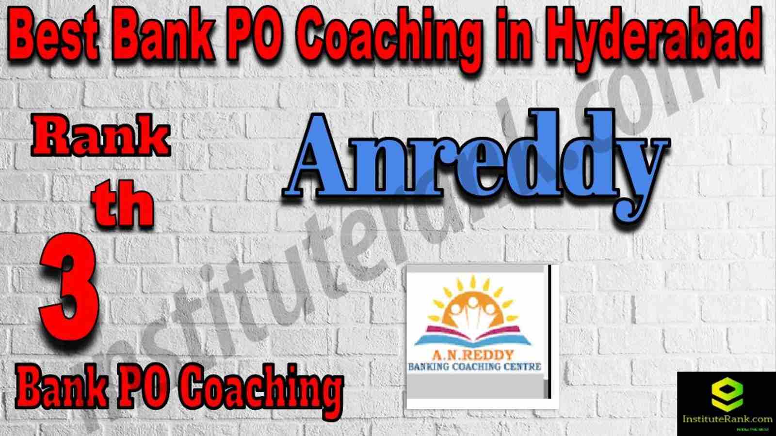 3rd Best Bank PO Coaching in Hyderabad