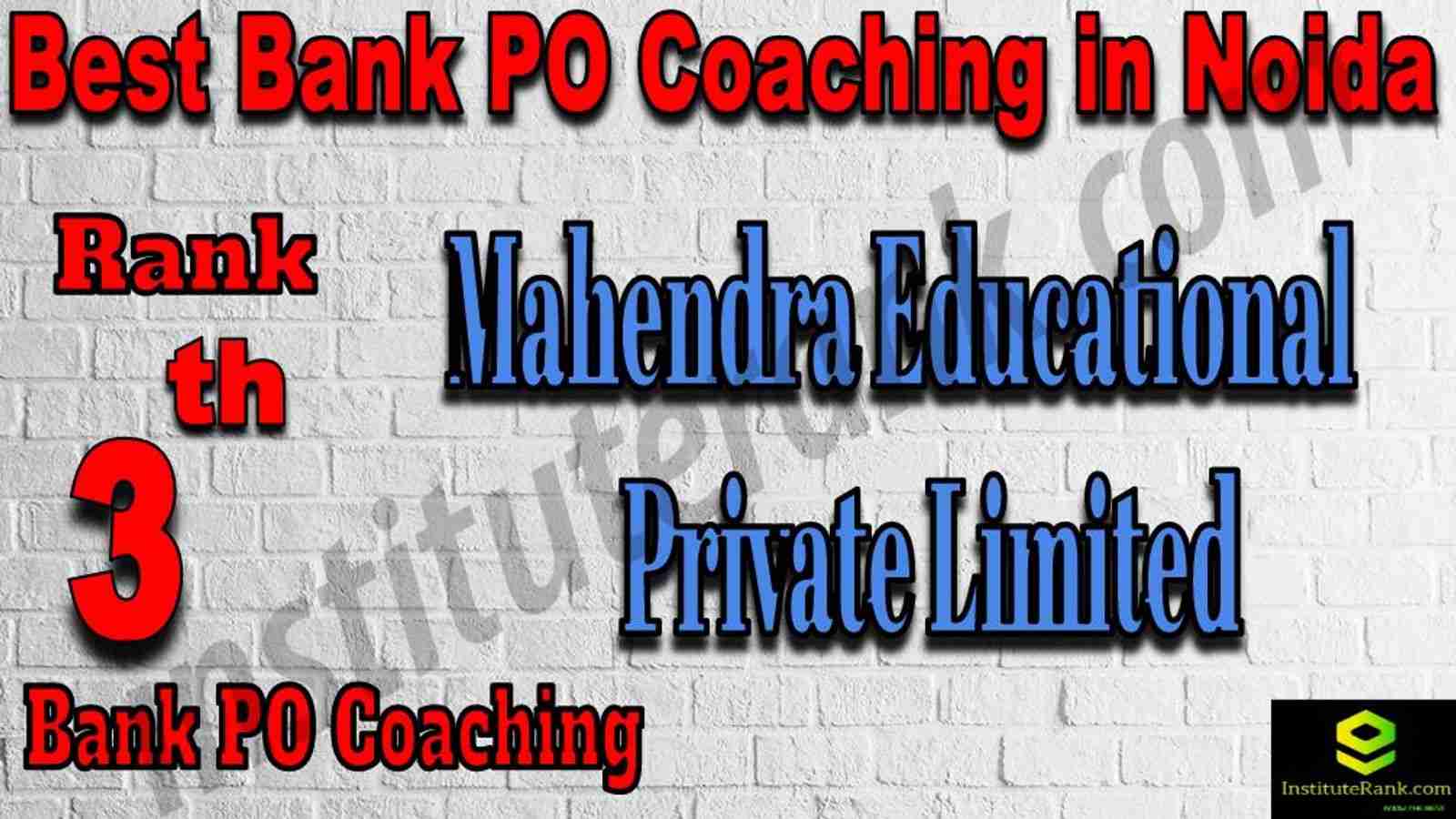 3rd Best Bank PO Coaching in Noida