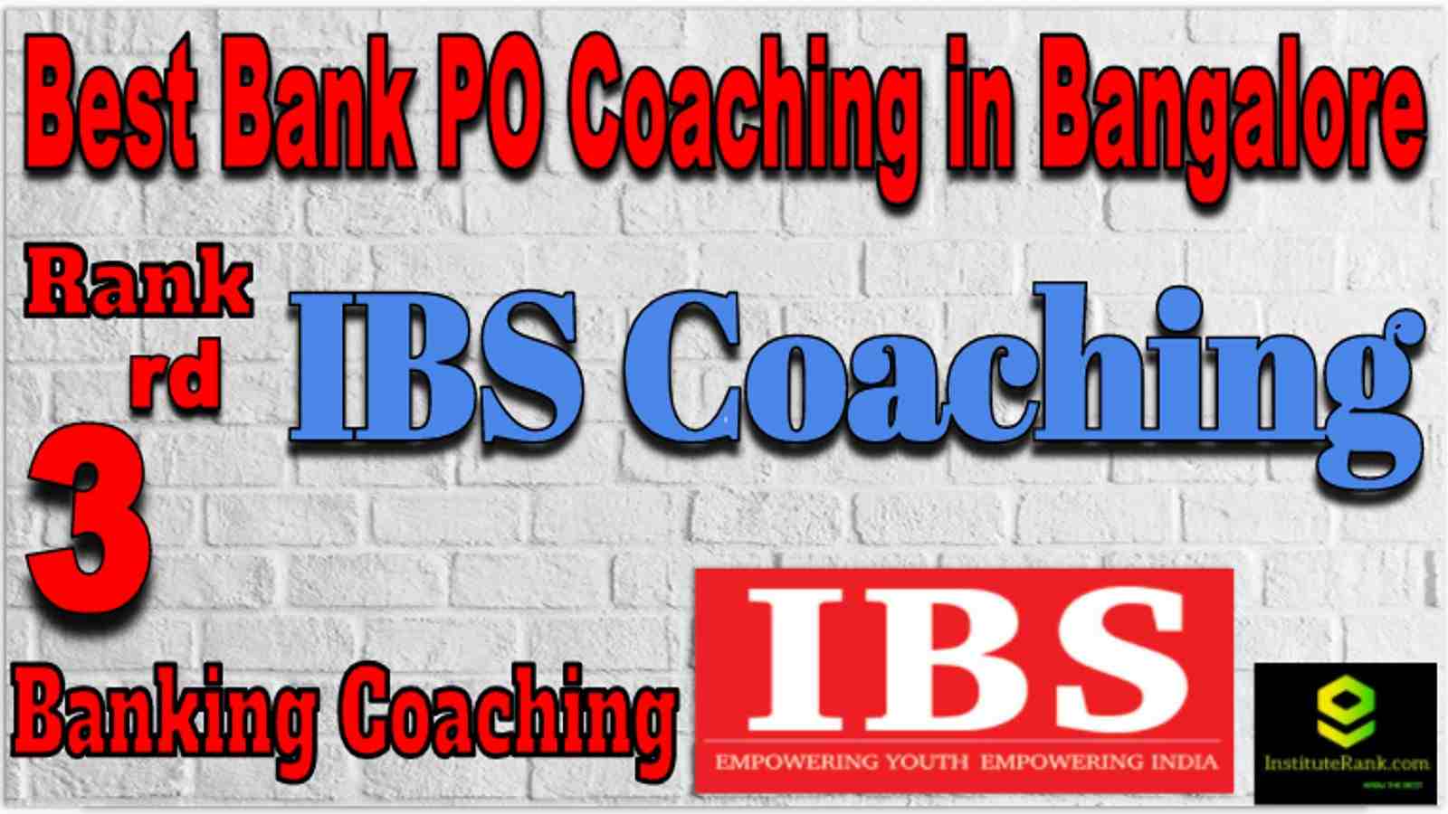 Rank 3 Best BANK PO Coaching in Bangalore