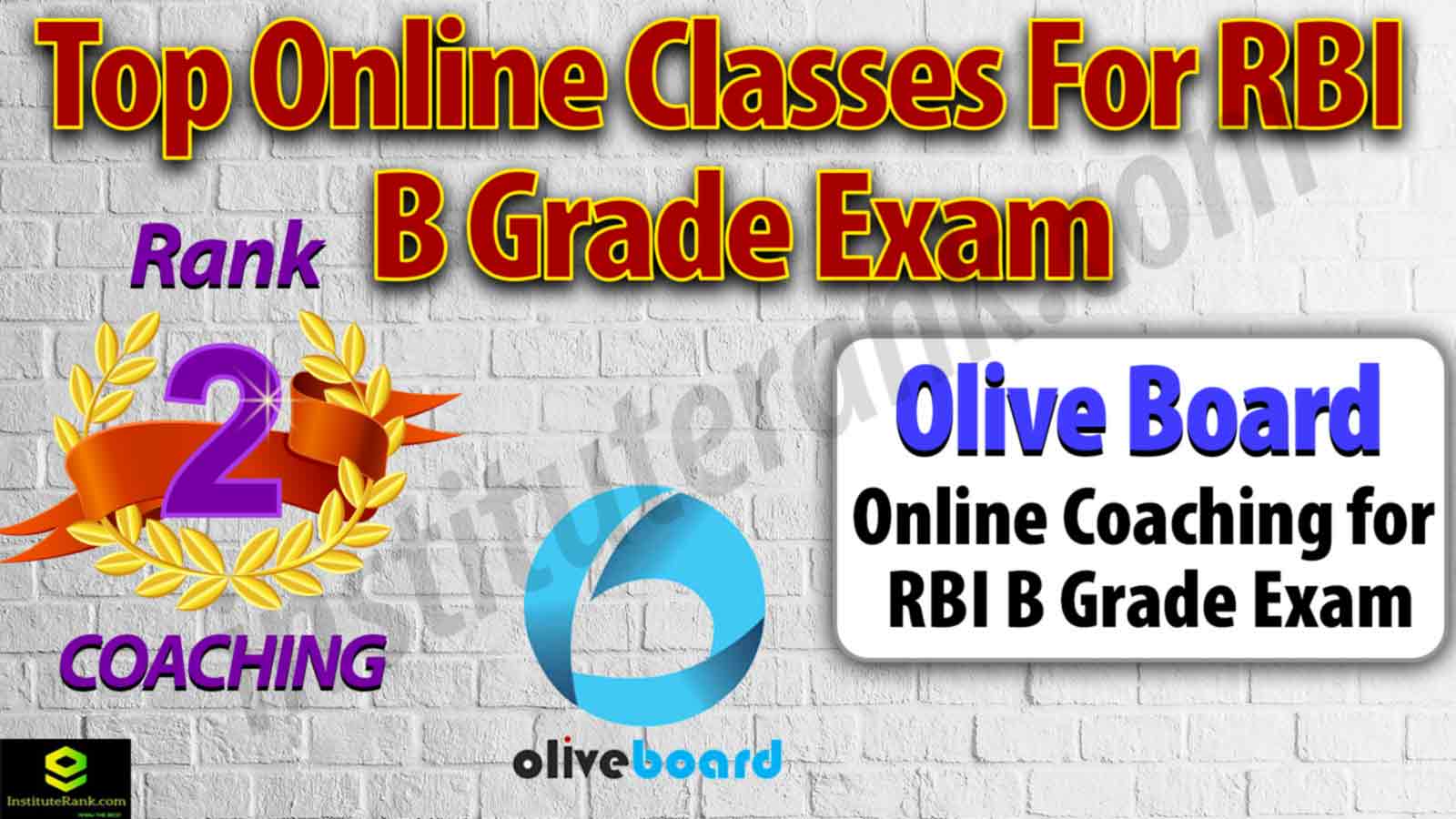 Best Online Classes for RBI B Grade Exam Best Online Classes for RBI B Grade Exam