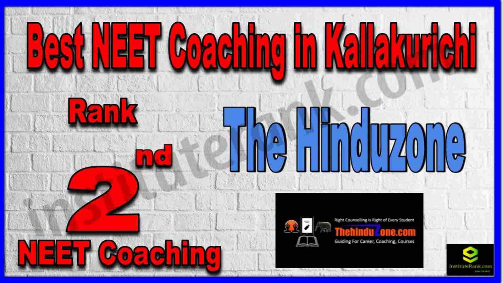 Rank 2nd Best NEET Coaching in Kallakurichi Rank 2nd Best NEET Coaching in Kallakurichi
