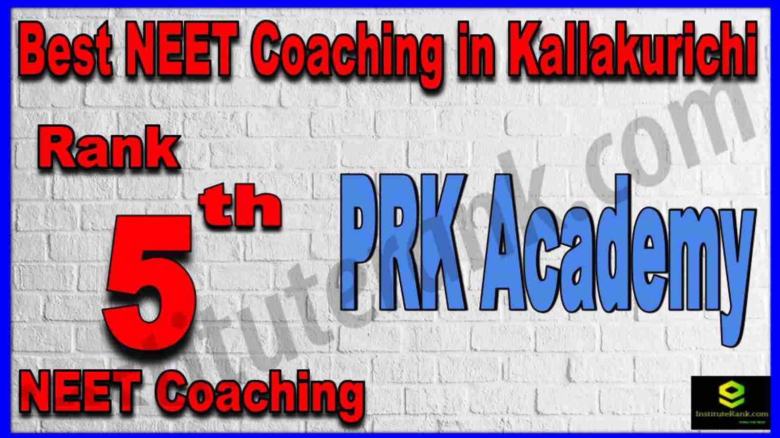 Rank 5th Best NEET Coaching in Kallakurichi Rank 5th Best NEET Coaching in Kallakurichi