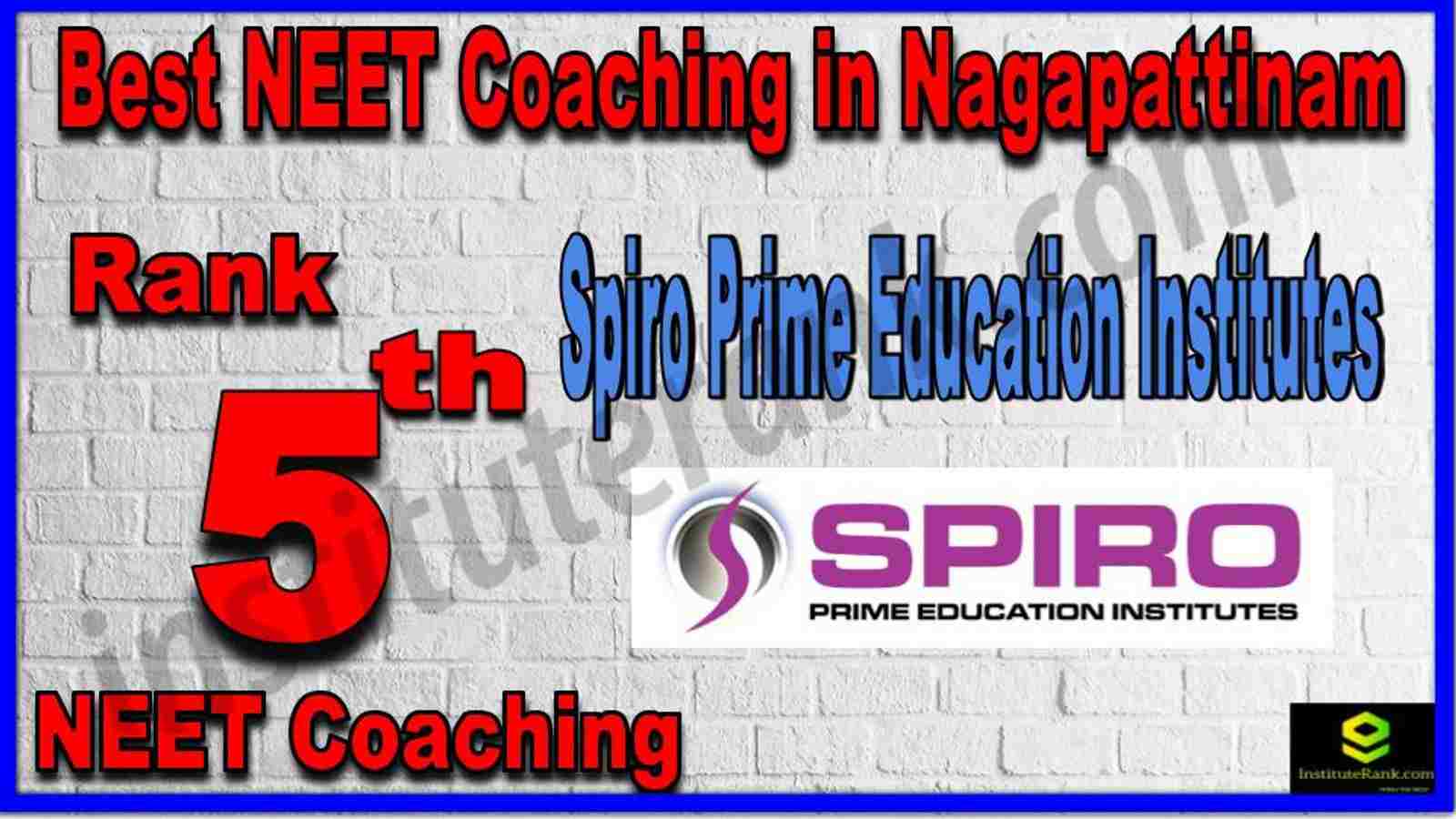 Rank 5th Best NEET Coaching in Nagapattinam