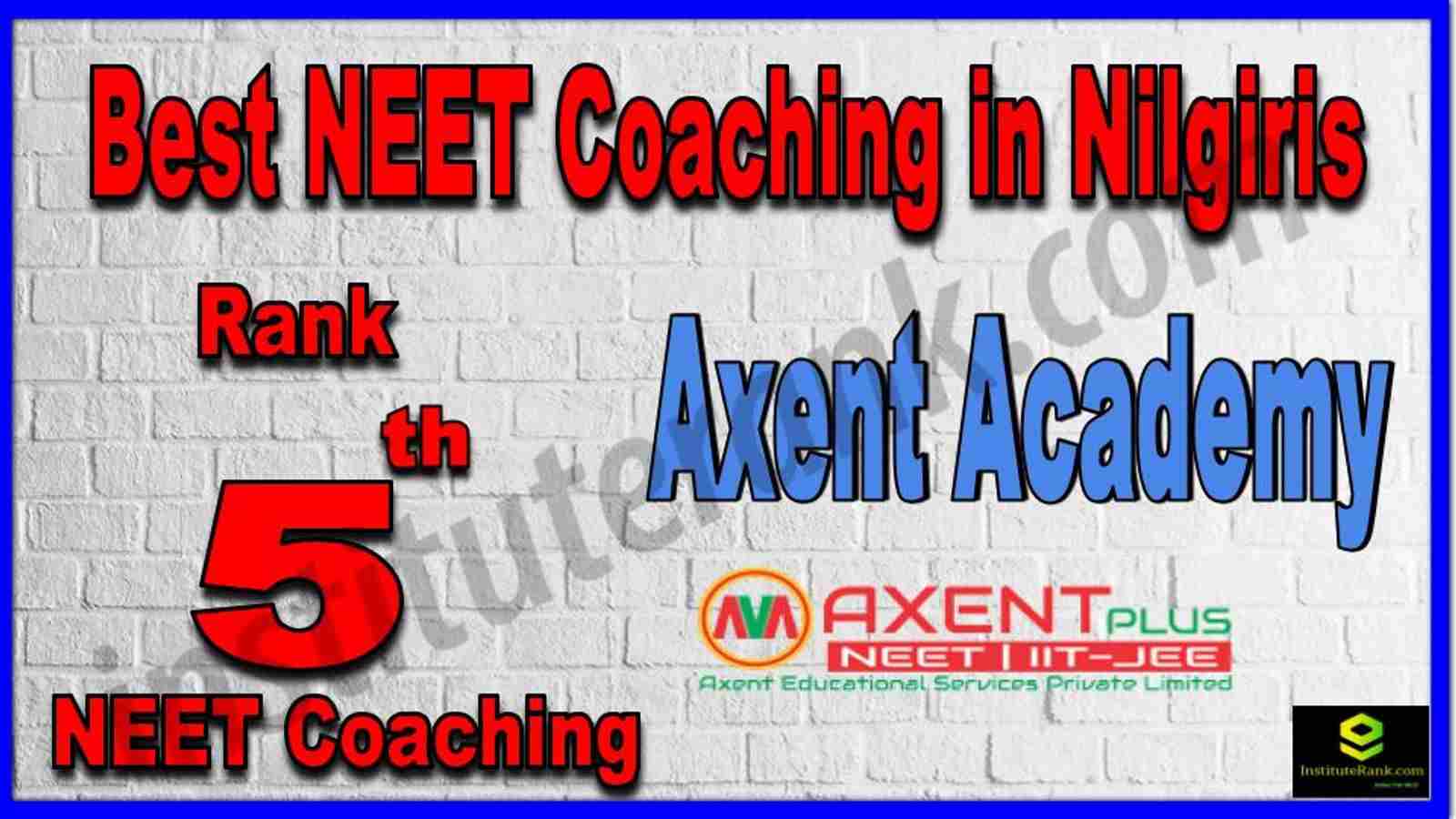 Rank 5th Best NEET Coaching in Nilgiris Rank 5th Best NEET Coaching in Nilgiris