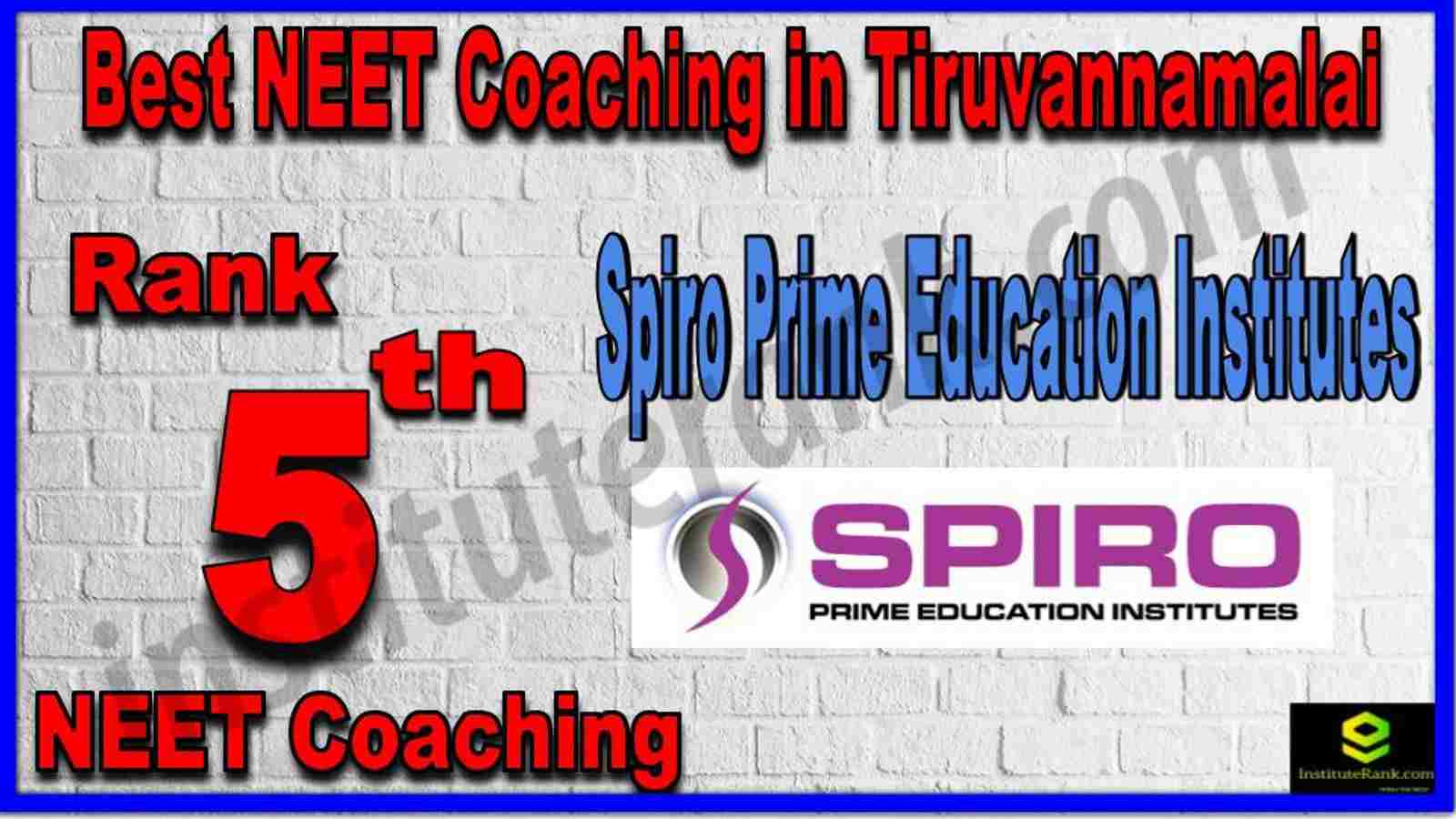 Rank 5th Best NEET Coaching in Tiruvannamalai Rank 5th Best NEET Coaching in Tiruvannamalai