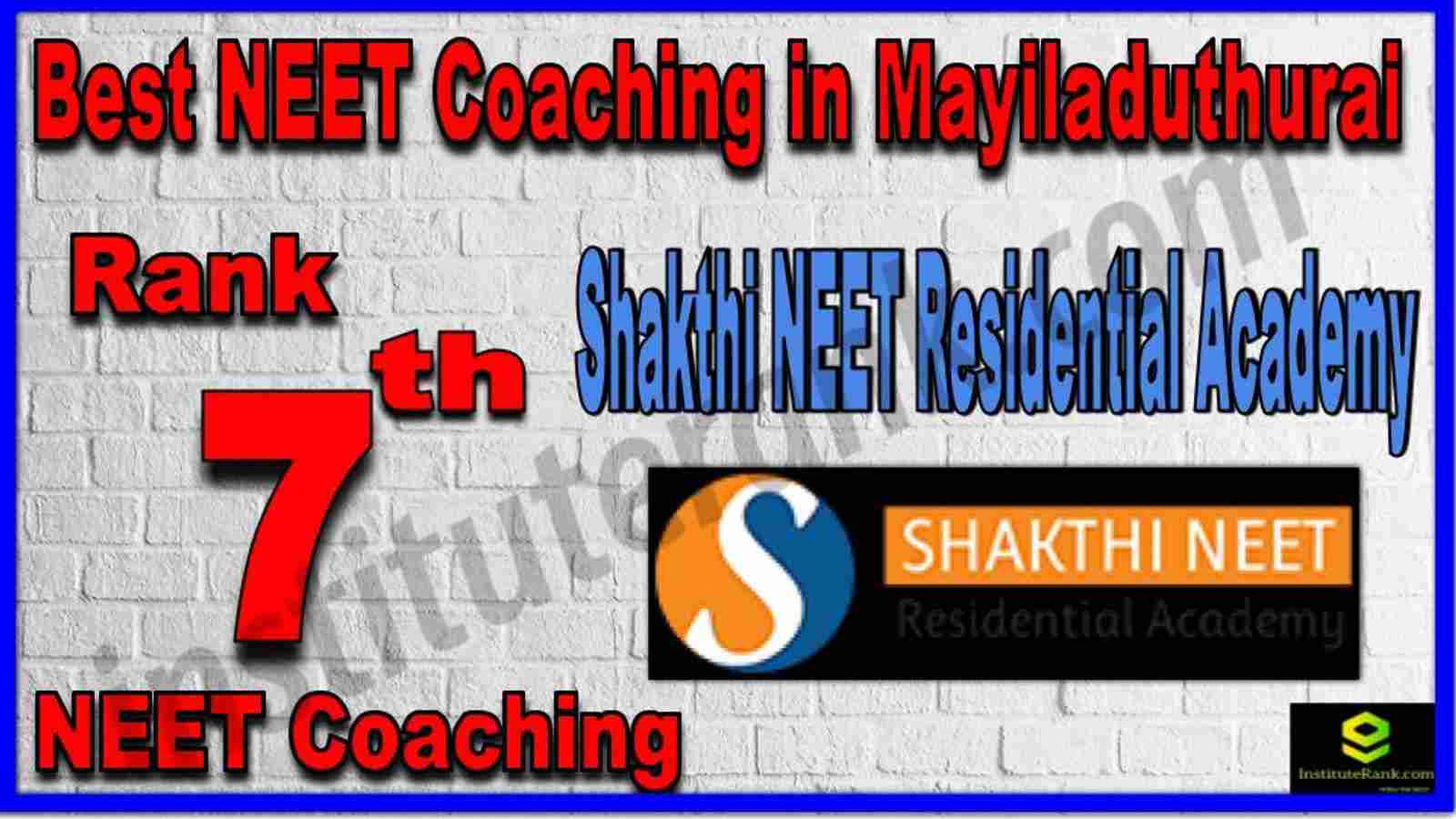 Rank 7th Best NEET Coaching in Mayiladuthurai Rank 7th Best NEET Coaching in Mayiladuthurai