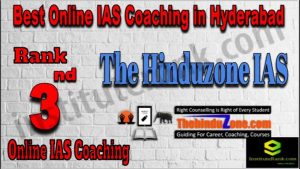3rd Best Online IAS Coaching in Hyderabad