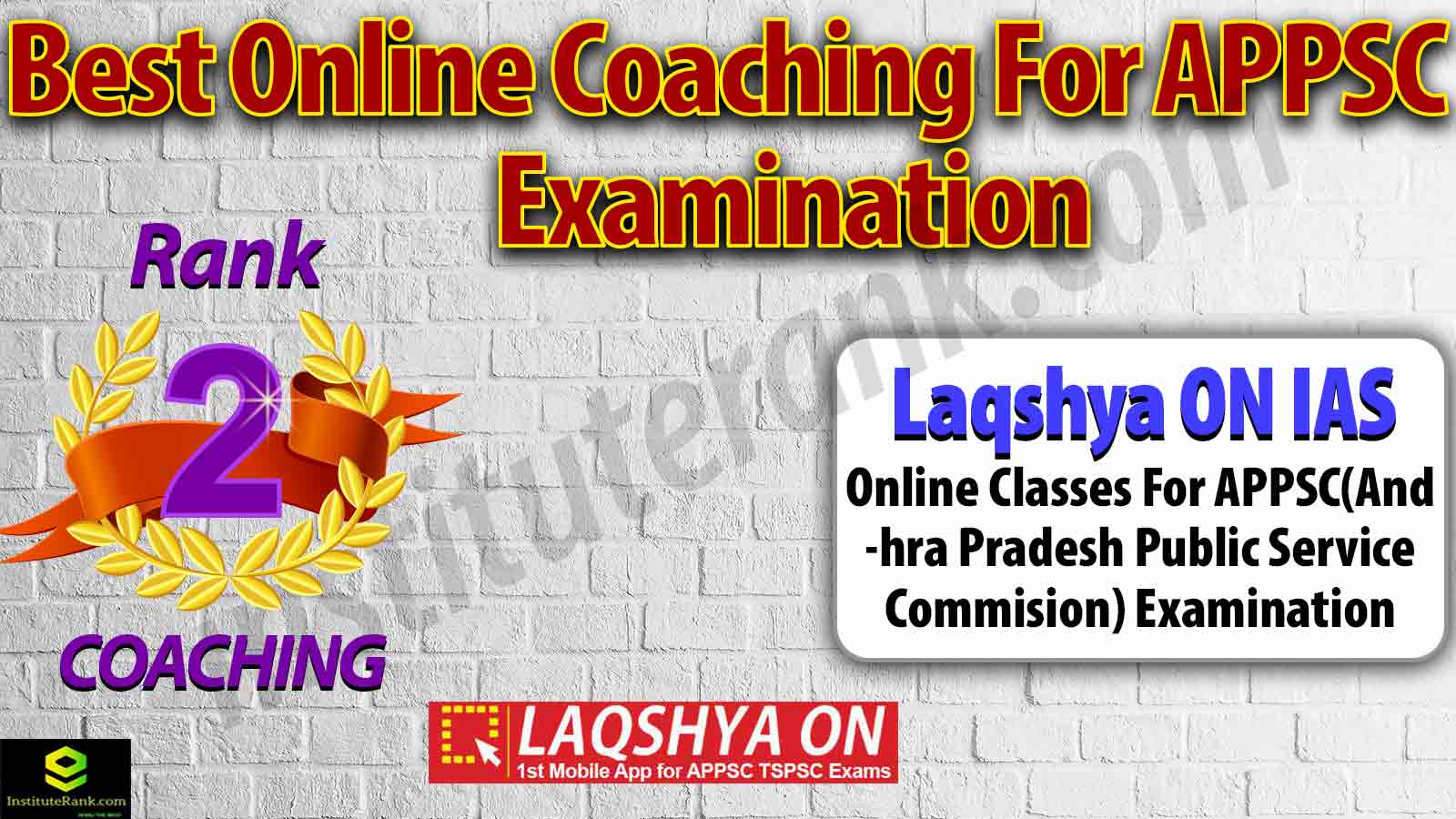 Best Online Coaching Centre for APPSC Examination