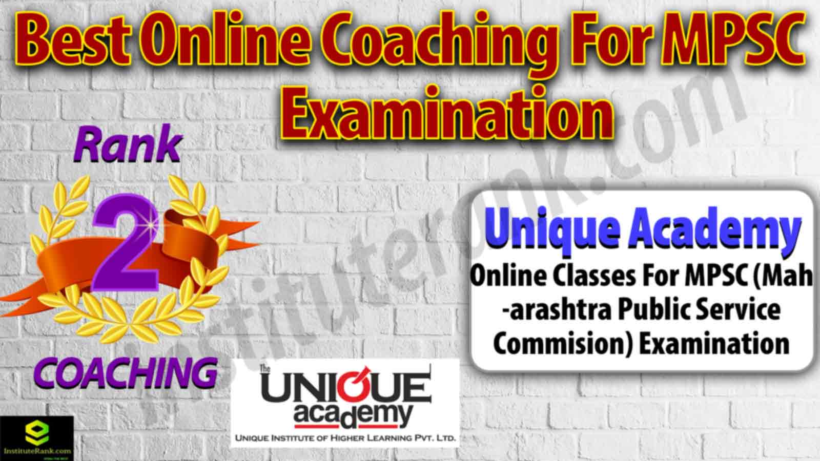 Best Online Coaching Centre for MPSC Examination