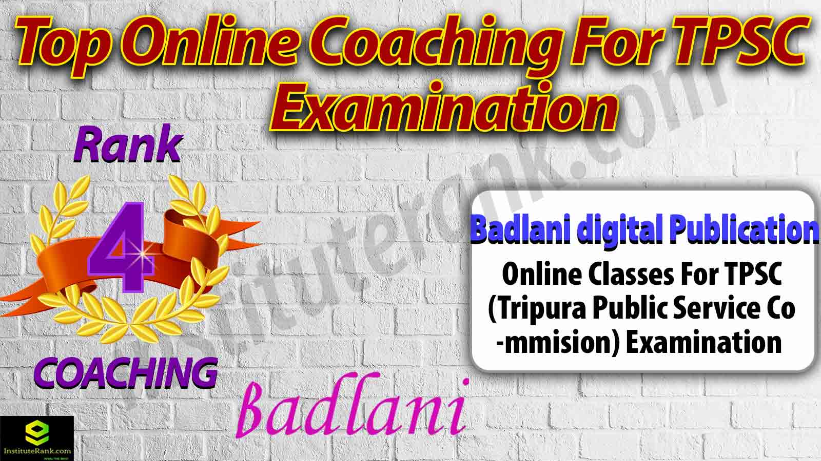 Best Online Coaching Centre for TPSC Examination