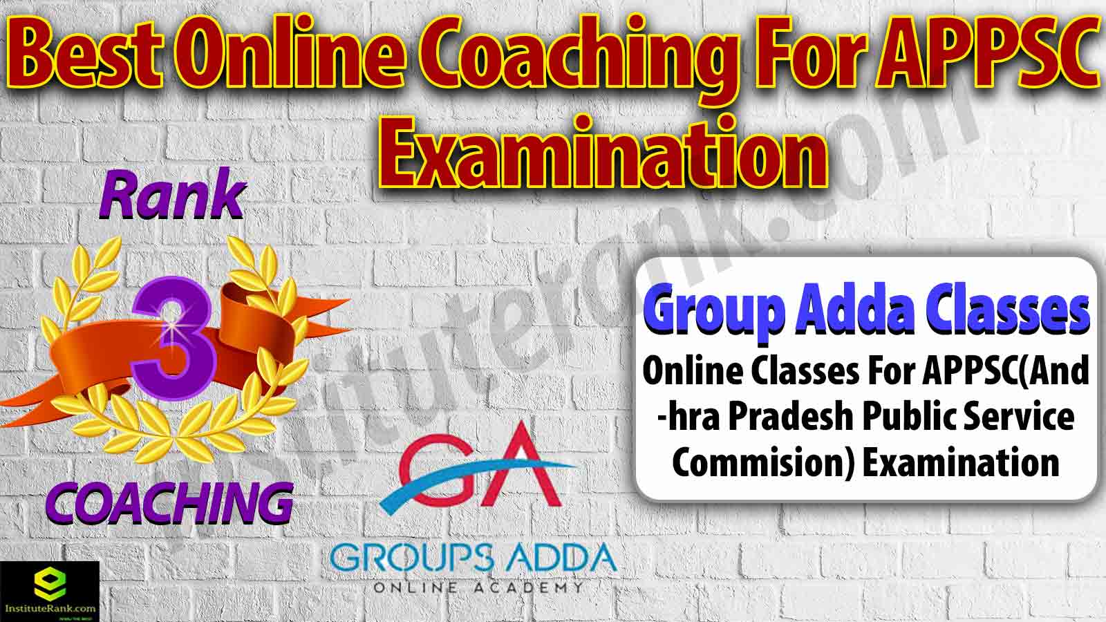 Top Online Coaching Centre for APPSC Examination