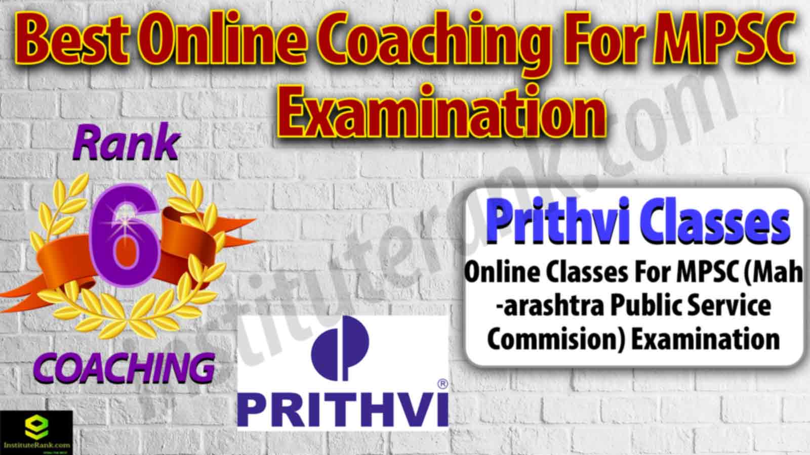 Top Online Coaching Centre for MPSC Examination