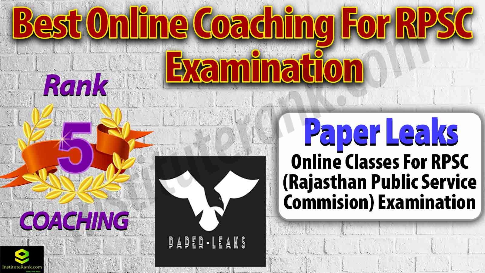 Top Online Coaching Preparation for RPSC Examination
