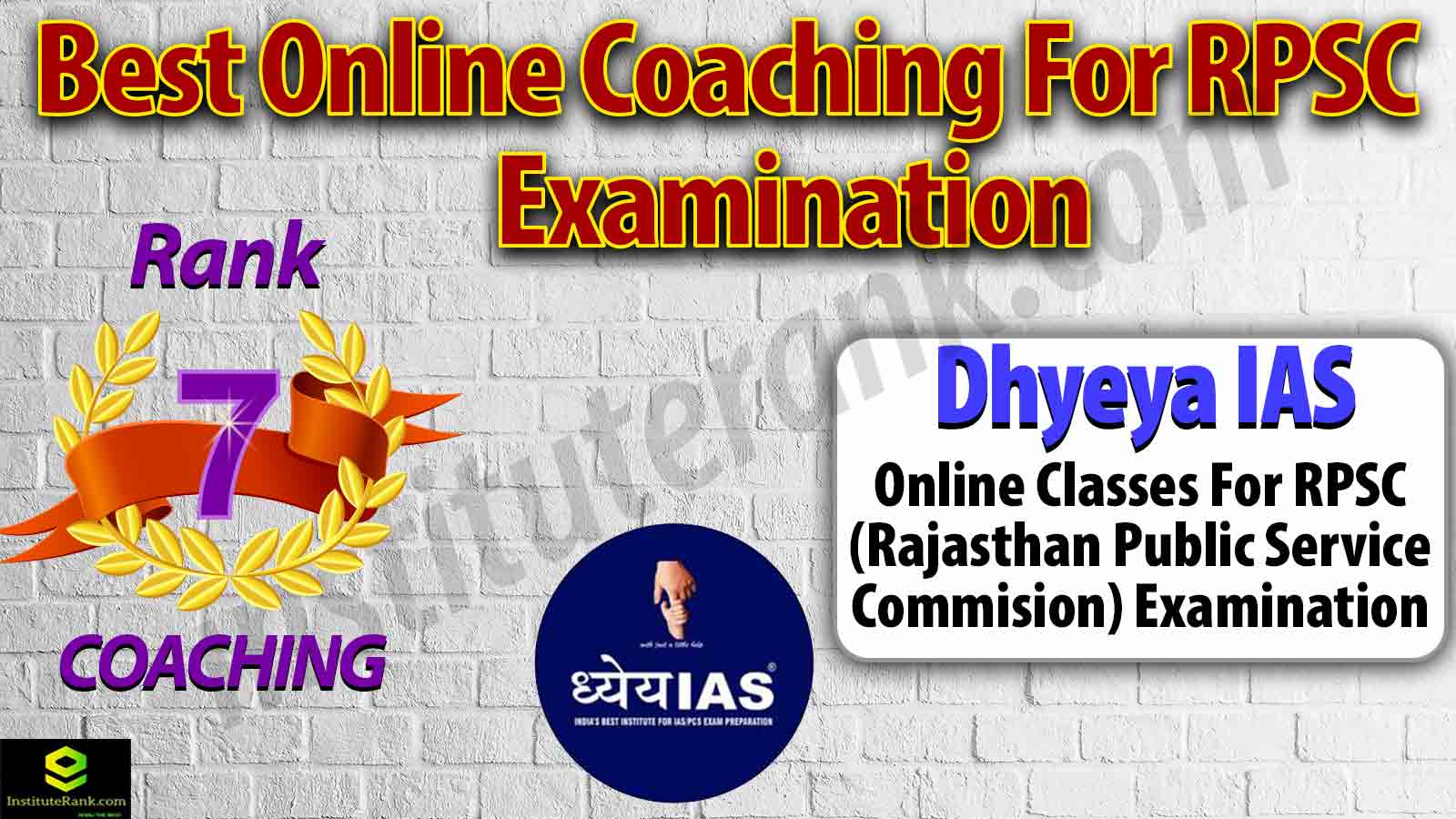 Top Online Coaching for RPSC Exam Preparation