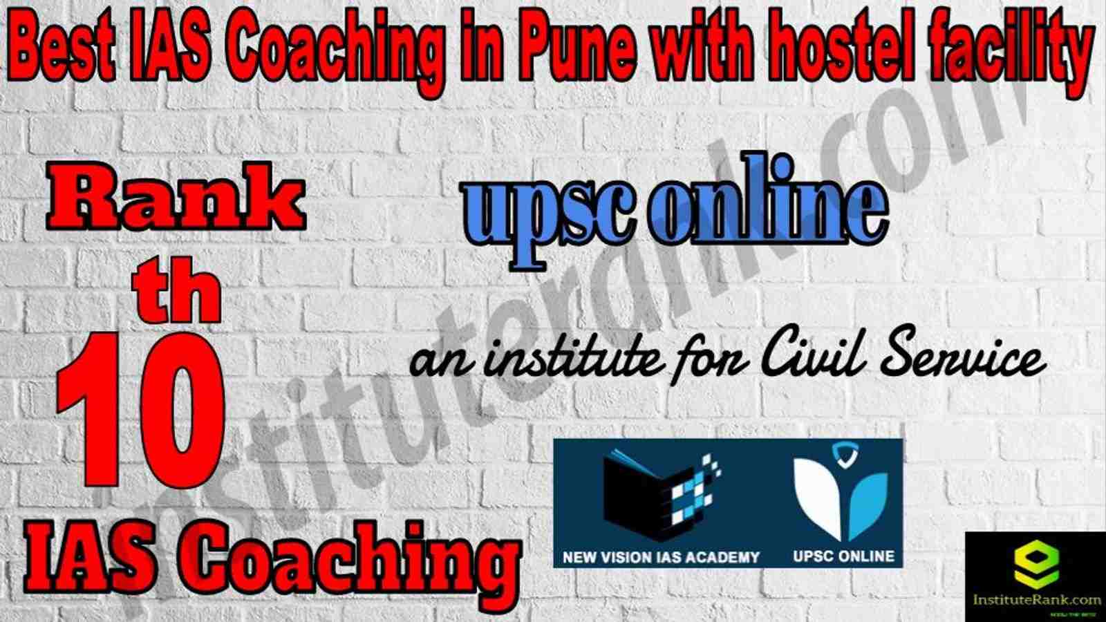 10th Best IAS Coaching in Pune with hostel facility