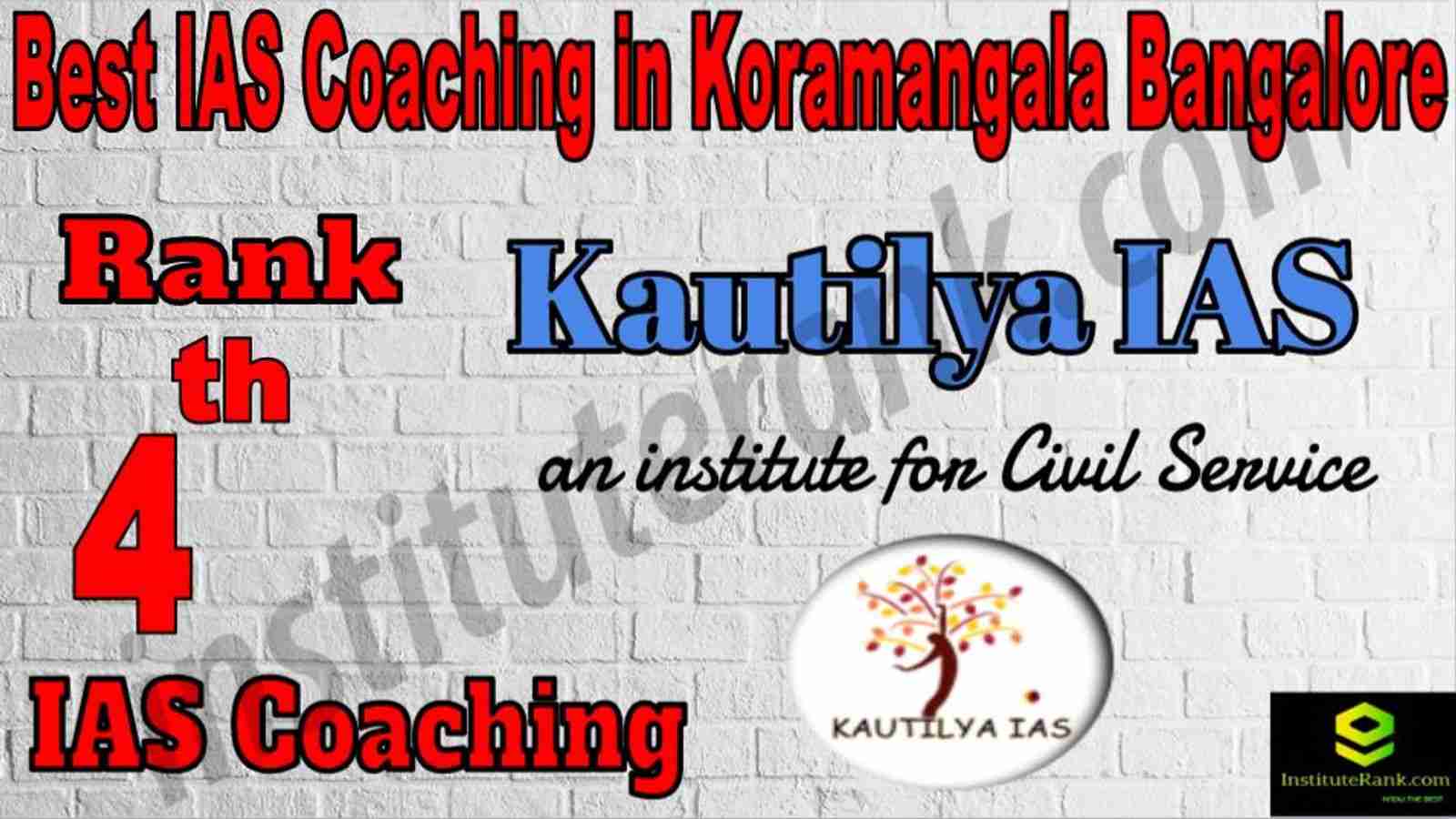 4th Best IAS Coaching in Koramangala Bangalore