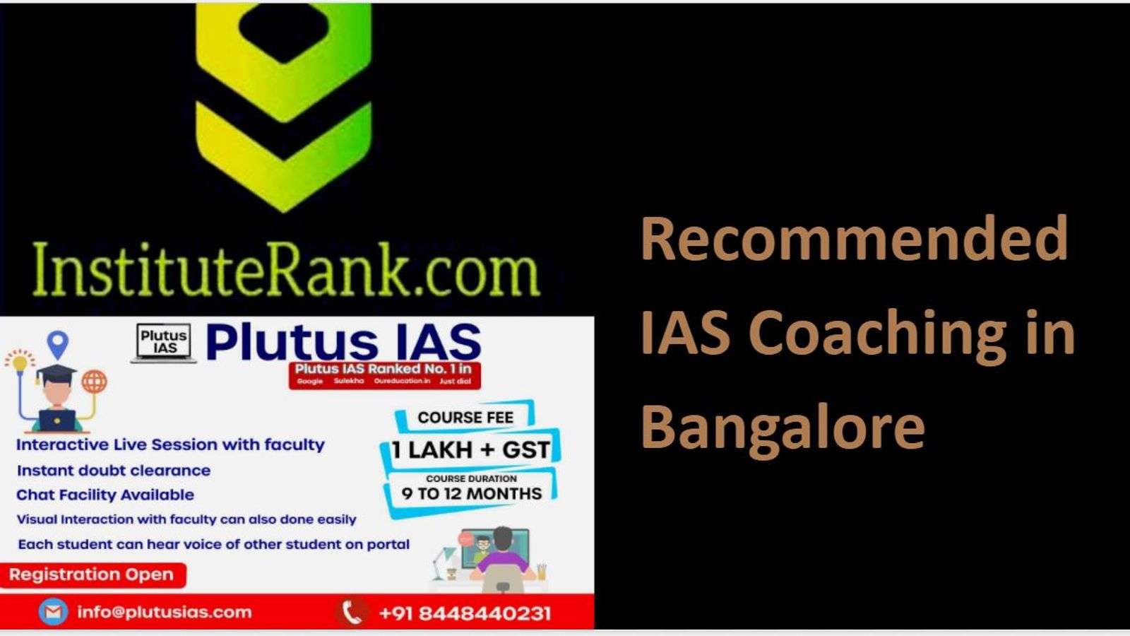 Most Recommended IAS Coaching in Bangalore
