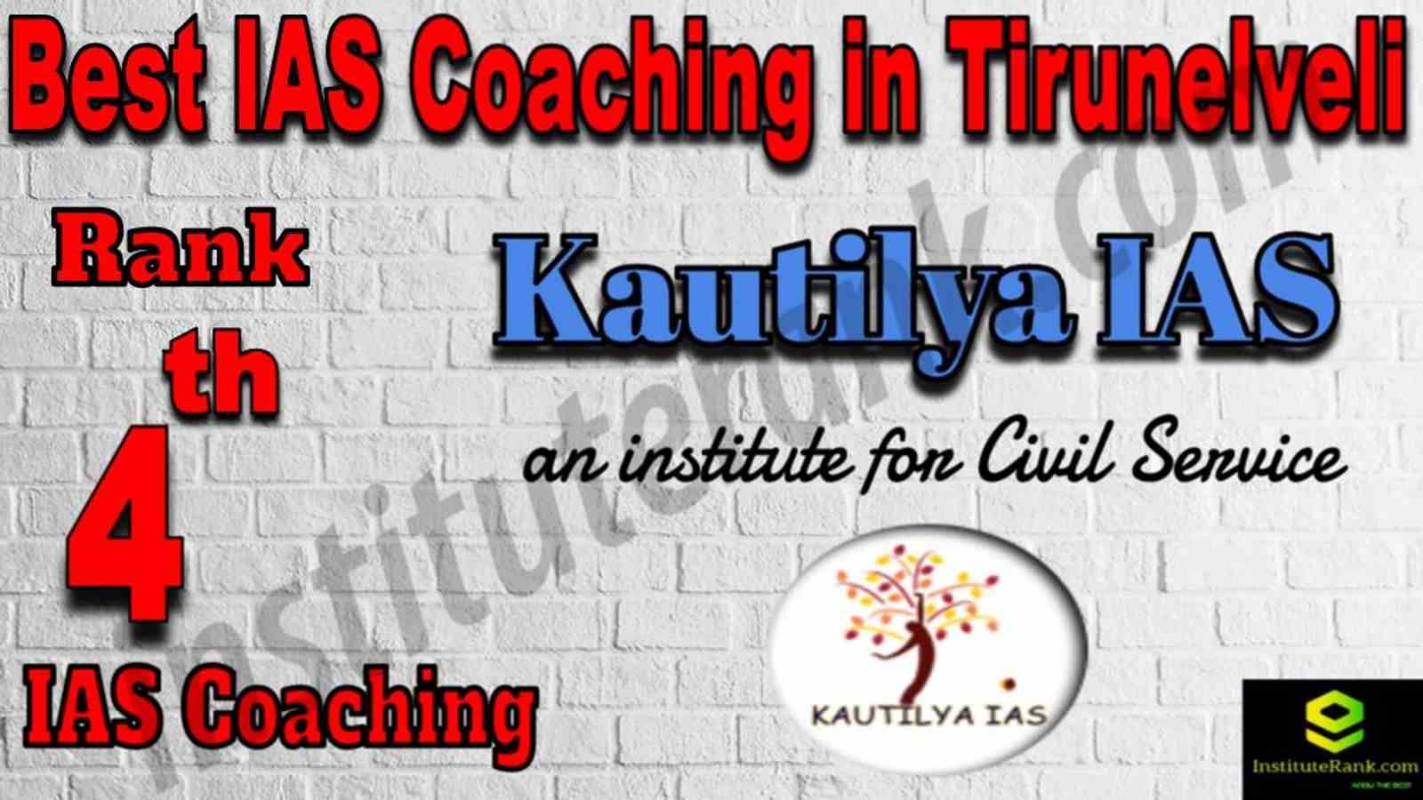 4th Best IAS Coaching in Tirunelveli