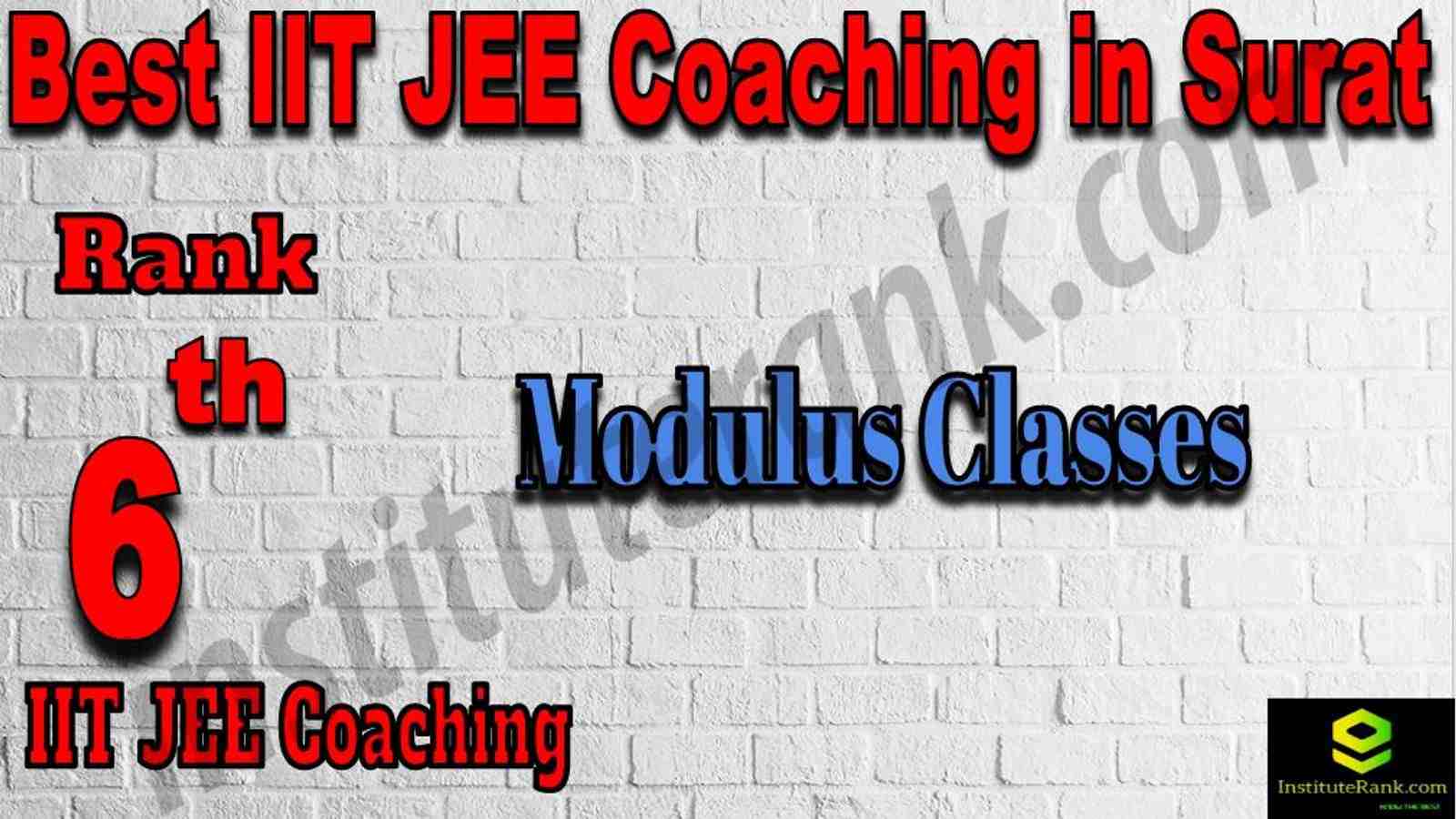 6th Best IIT JEE Coaching in Surat